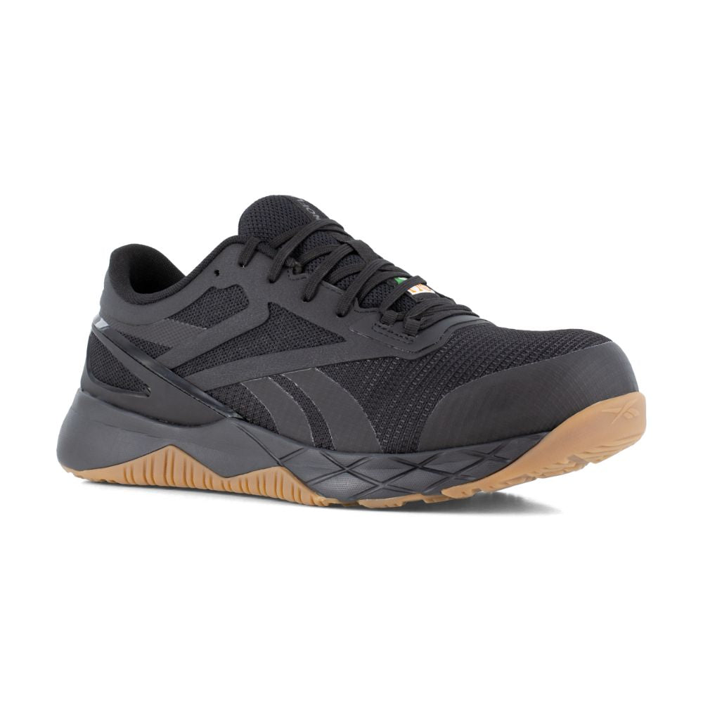 Reebok Nanoflex TR Unisex Composite Toe Safety Work Shoes - CSA Certified, Non-Slip, Lightweight for Construction & Industrial Use - Model IB3317