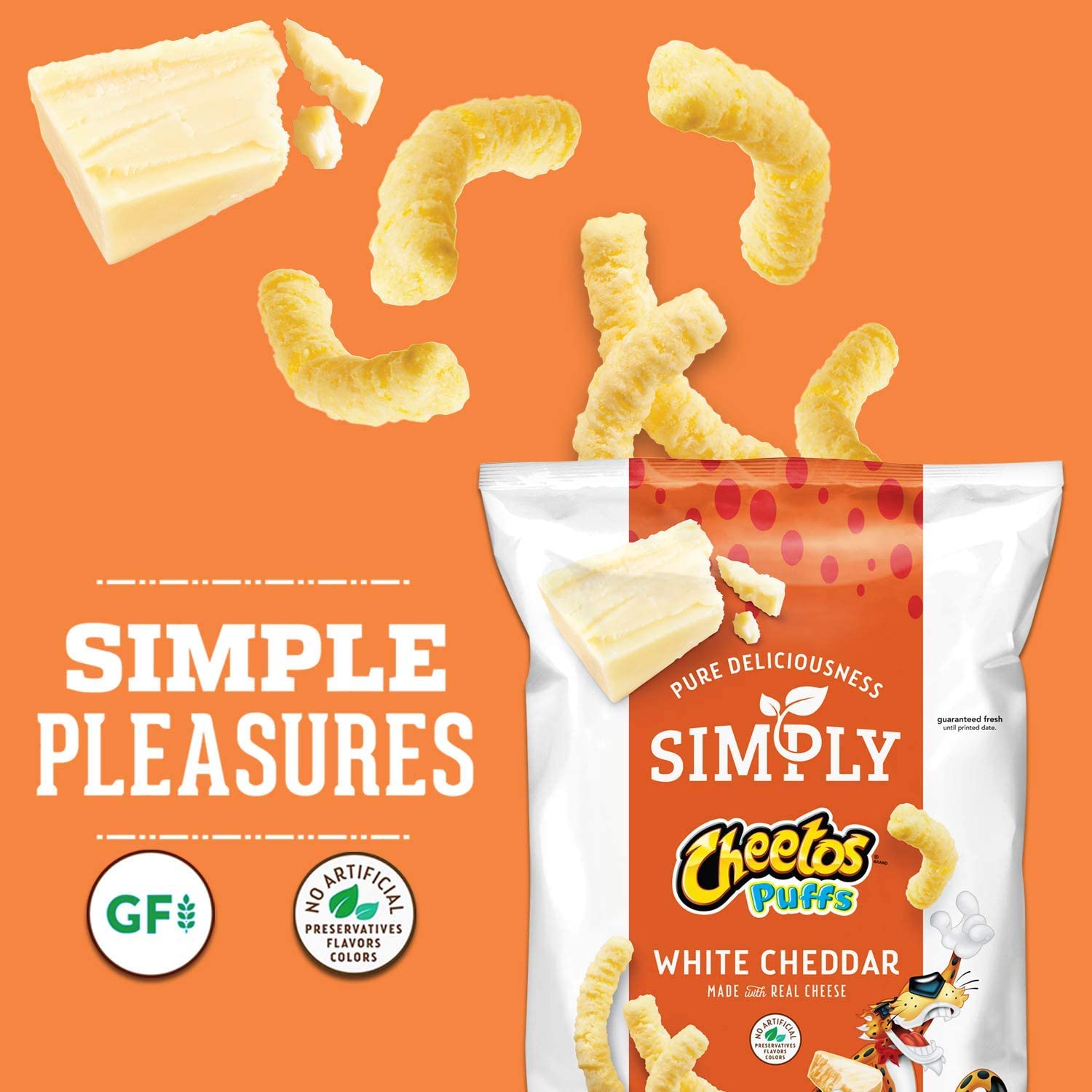 Frito Lay White Cheddar Cheese Snacks Variety Pack - 36 Count | Crunchy Party Snacks for Office, School & Movie Nights - Perfect for Lunchboxes, Game Day & Road Trips