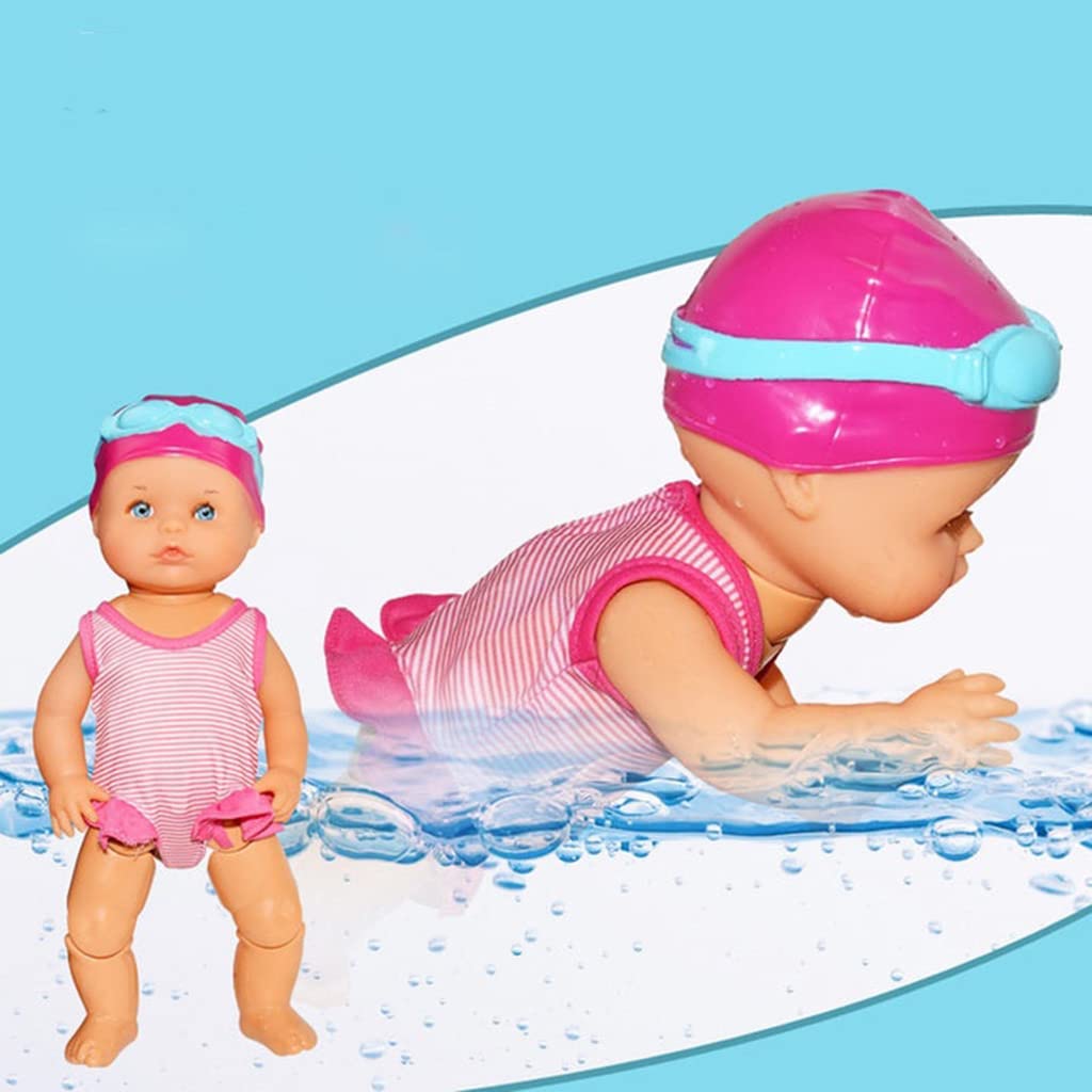 2024 Best Waterproof Swimming Doll for Kids - Electric Swim Baby Doll That Floats & Moves in Water - Fun Bath Time Toy for Pool, Bathtub & Beach Play - Ideal Gift for Girls & Boys Ages 3+
