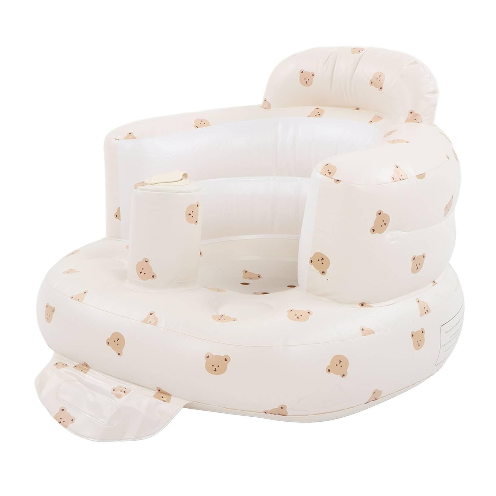 Inflatable Baby Floor Seat & Bath Chair - Foldable Toddler Support Sofa for Newborns - Perfect for Bath Time, Playtime & Relaxation at Home