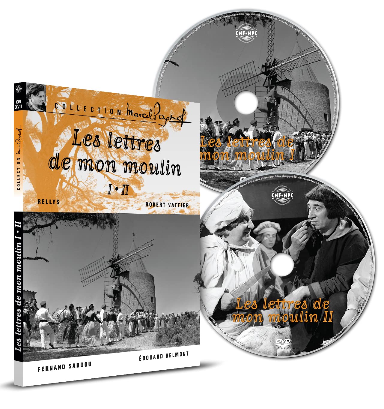 Letters from My Windmill 2-DVD Set - French Classic Films Collection (Les lettres de mon moulin, Le curé de Cucugnan, L'élixir du Père Gaucher, Le secret de Maître Cornille) - PAL Region 0 Import - Perfect for French Cinema Lovers & Language Learners