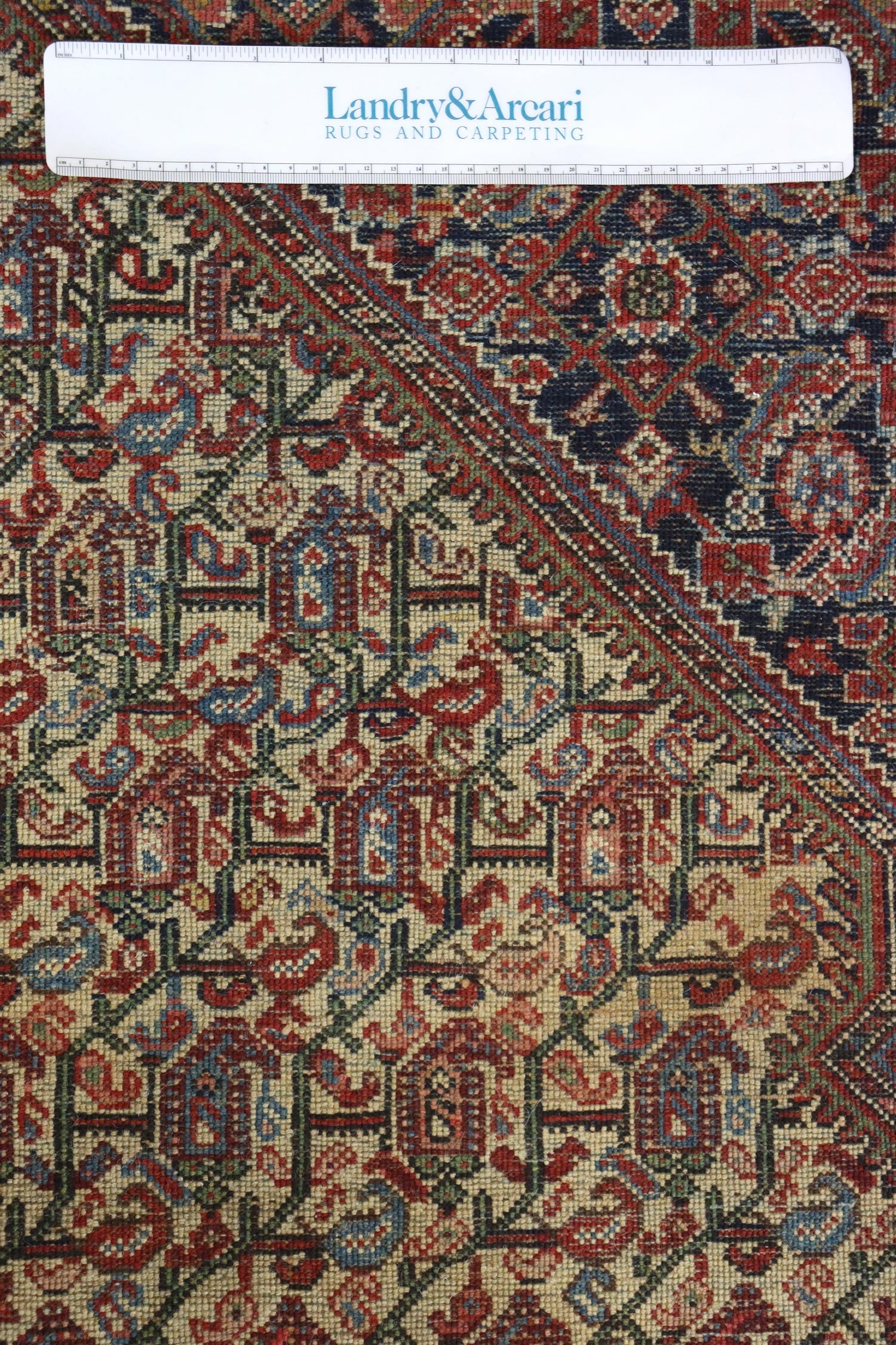 Antique Bijar Handwoven Traditional Persian Rug - J66427 | Perfect for Living Room, Bedroom & Home Decor