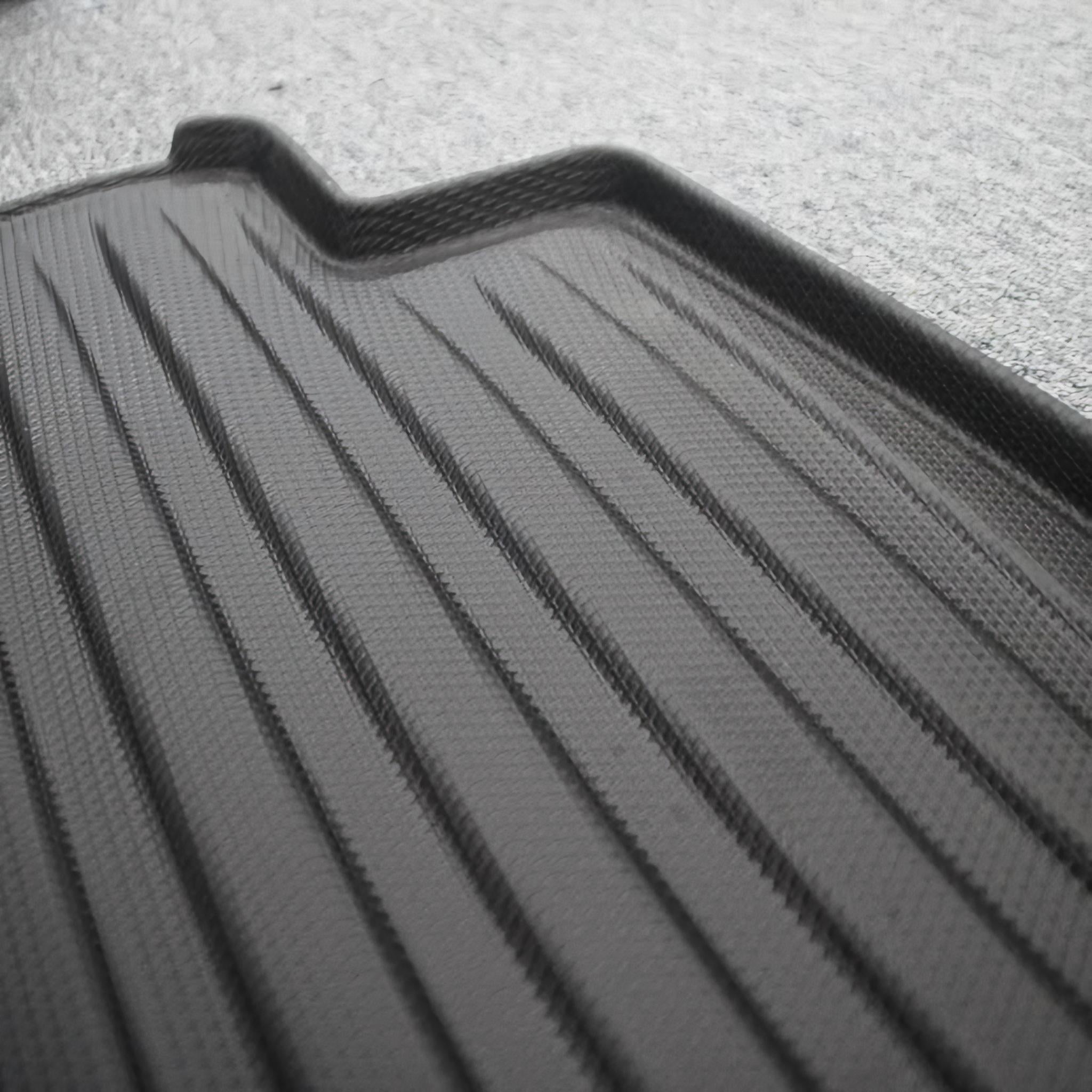 Premium All-Weather TPE Floor Mats for Tesla Cybertruck - Heavy Duty Protection for Mud, Snow & Spills - Perfect for Off-Roading & Daily Commutes