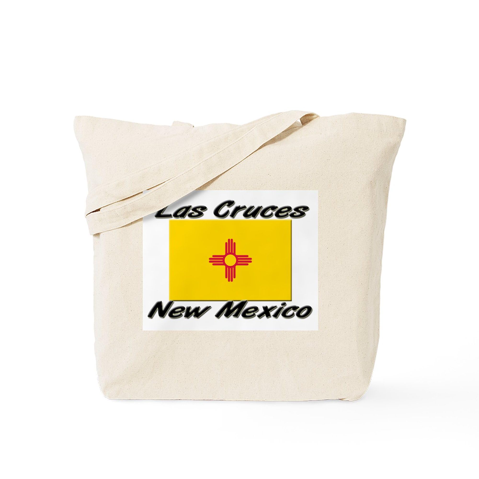 Las Cruces New Mexico Tote Bag - Natural Canvas Reusable Shopping Bag for Groceries, Beach & Everyday Use