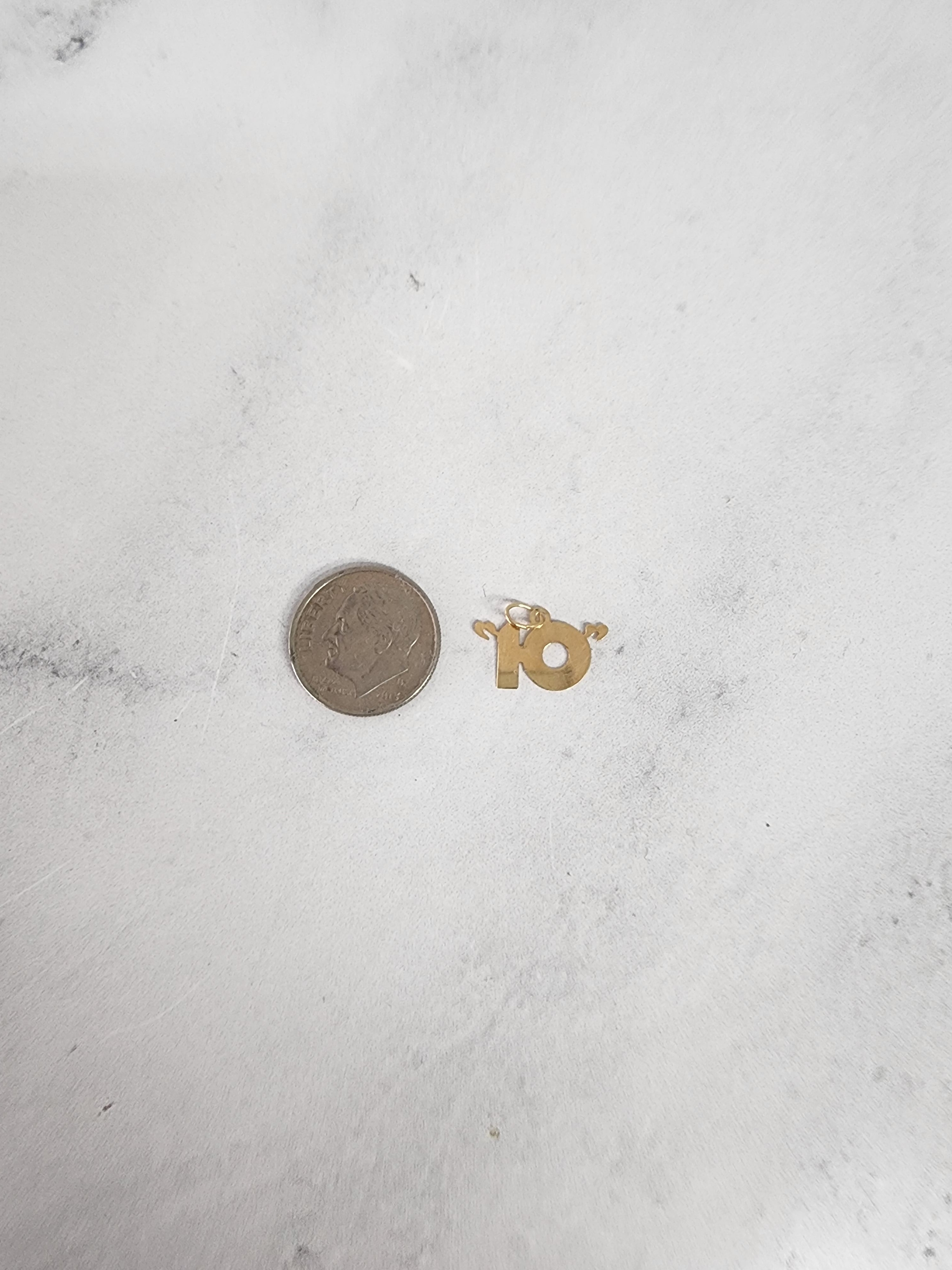 10K & 14K Yellow Gold Charm Pendant - Dainty Delicate Jewelry for Necklace Bracelet - Perfect Gift for Women, Birthday, Anniversary, Valentine's Day - Everyday Wear & Special Occasions