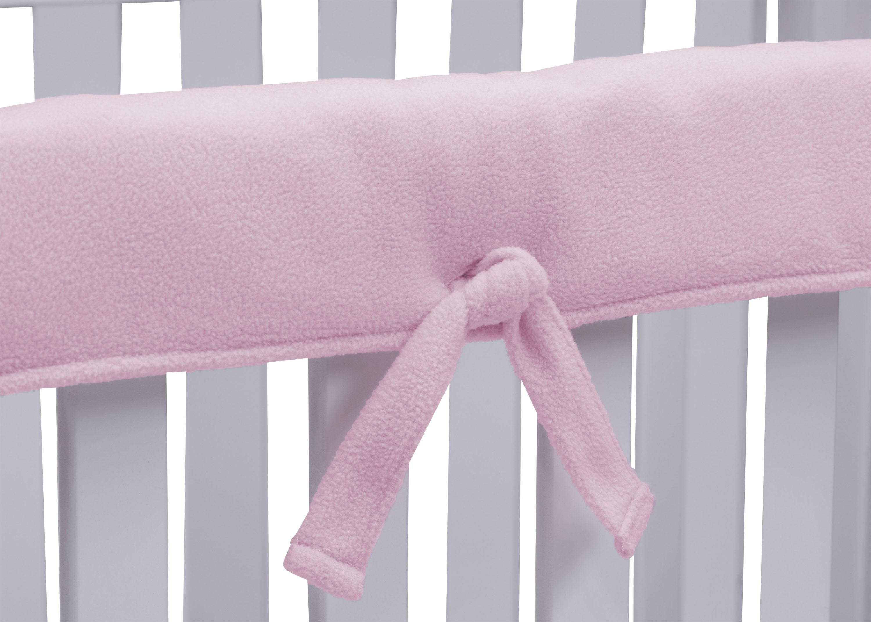 Waterproof Fleece Crib Rail Covers for Baby Cribs - Soft Protectors for Short Side Rails (2 Pack) - Perfect for Teething, Chewing & Protecting Cribs from Damage