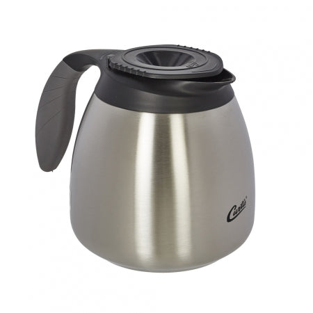 64OZ Stainless Steel Seamless Pour Over Coffee Pot with Brew Thru Lid - Perfect for Home Baristas & Pour Over Coffee Brewing