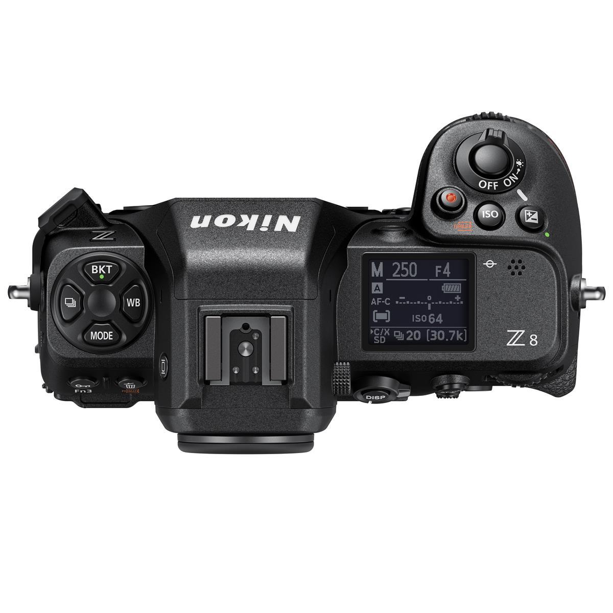 Nikon Z8 Full Frame Mirrorless Camera Body - Professional 4K Video & Photography for Travel, Vlogging & Studio Shoots