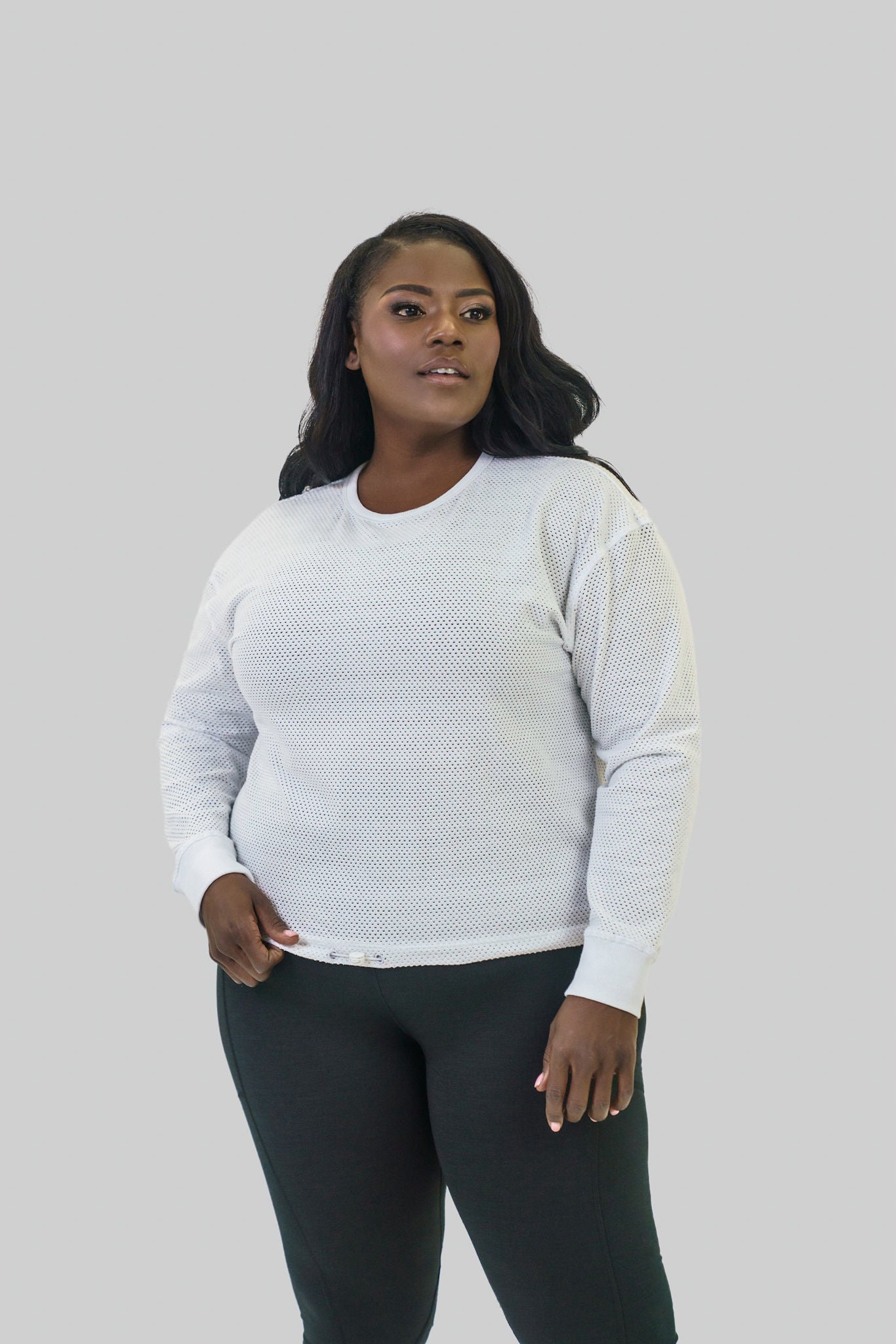 Women's Mesh Bubble Top with Drawstring - Breathable Casual Summer Blouse for Beach, Party, and Everyday Wear