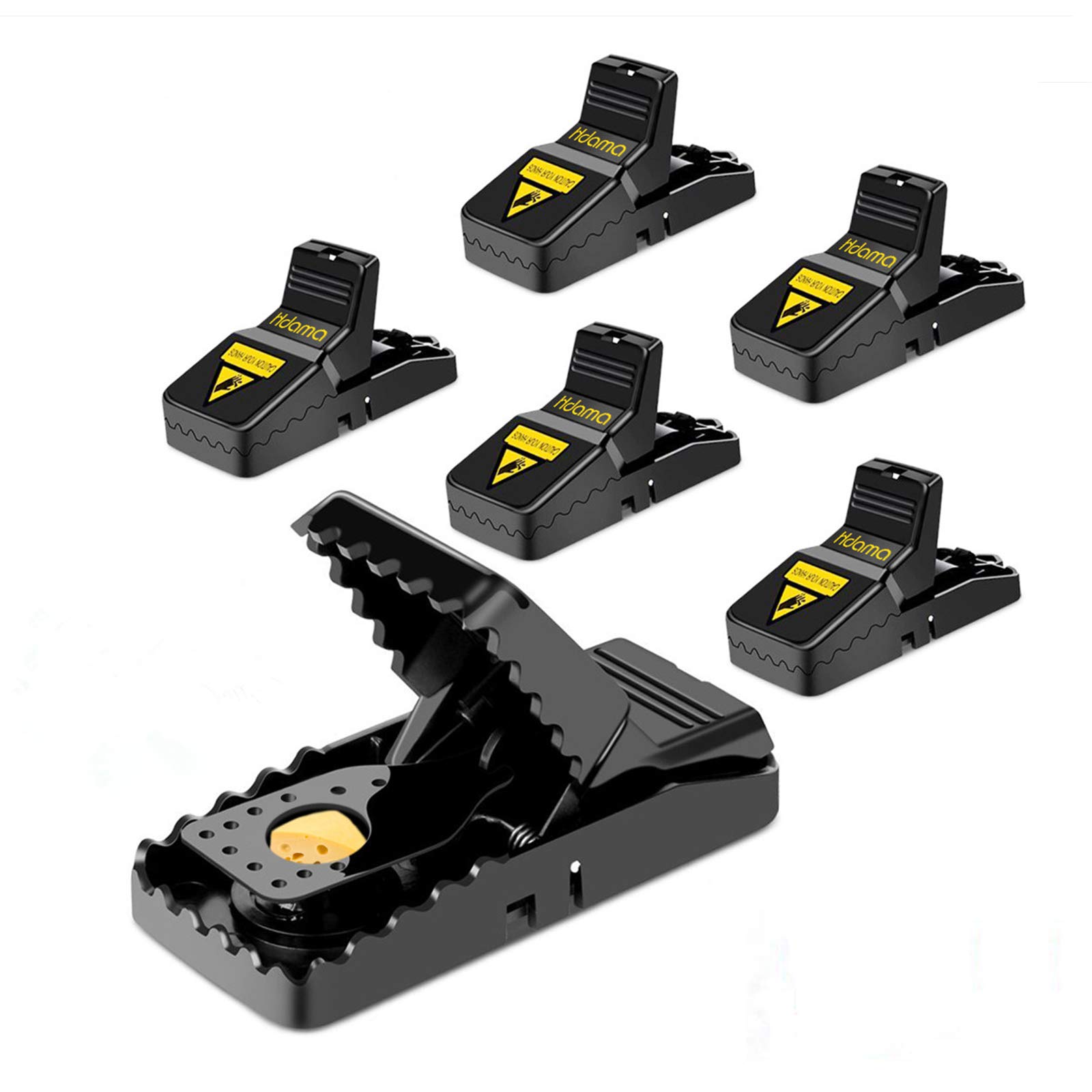 Effective Mouse Traps for Indoor & Outdoor Use - 6 Pack Quick Kill Snap Traps for Small Mice | Safe, Reusable & Humane Rodent Control | Ideal for Homes, Kitchens, Garages & Gardens