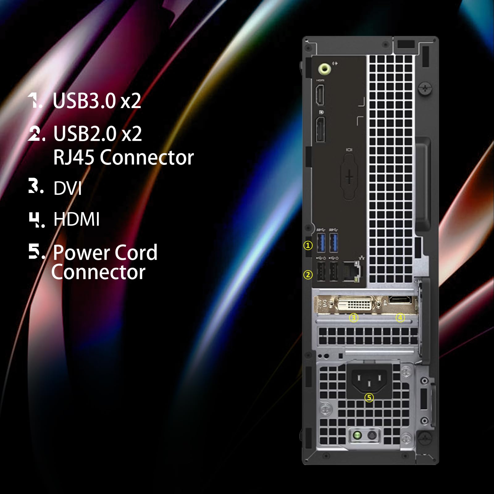 Dell RGB Gaming PC - Intel i5, GT 1030, 16GB RAM for Esports & Streaming