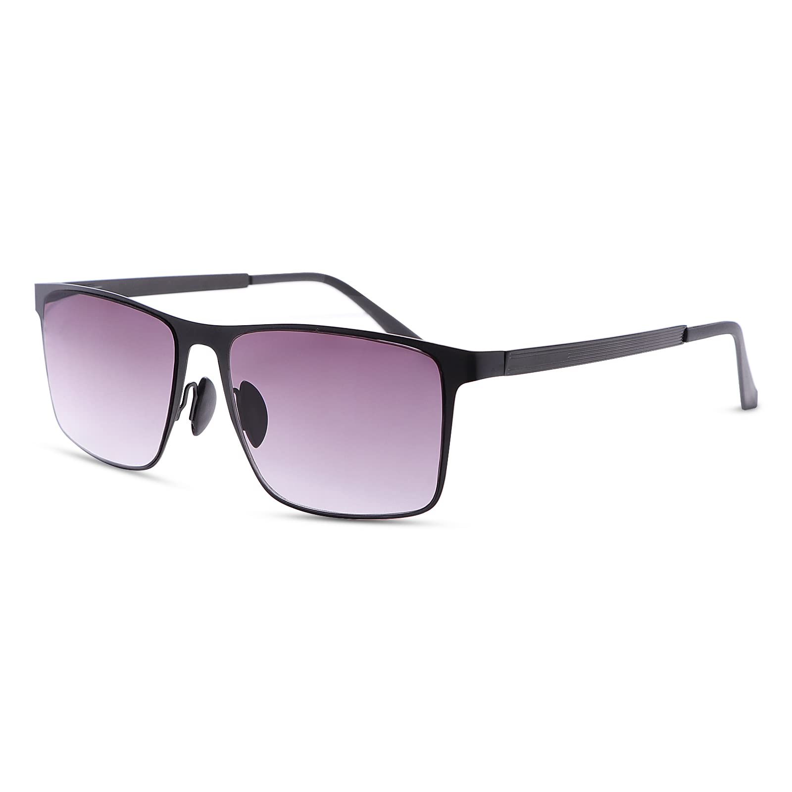 UV Protection Reading Glasses with Spring Hinge - Anti Blue Light Sunglasses for Men & Women - Non-Bifocal Readers for Outdoor Reading, Driving & Computer Use