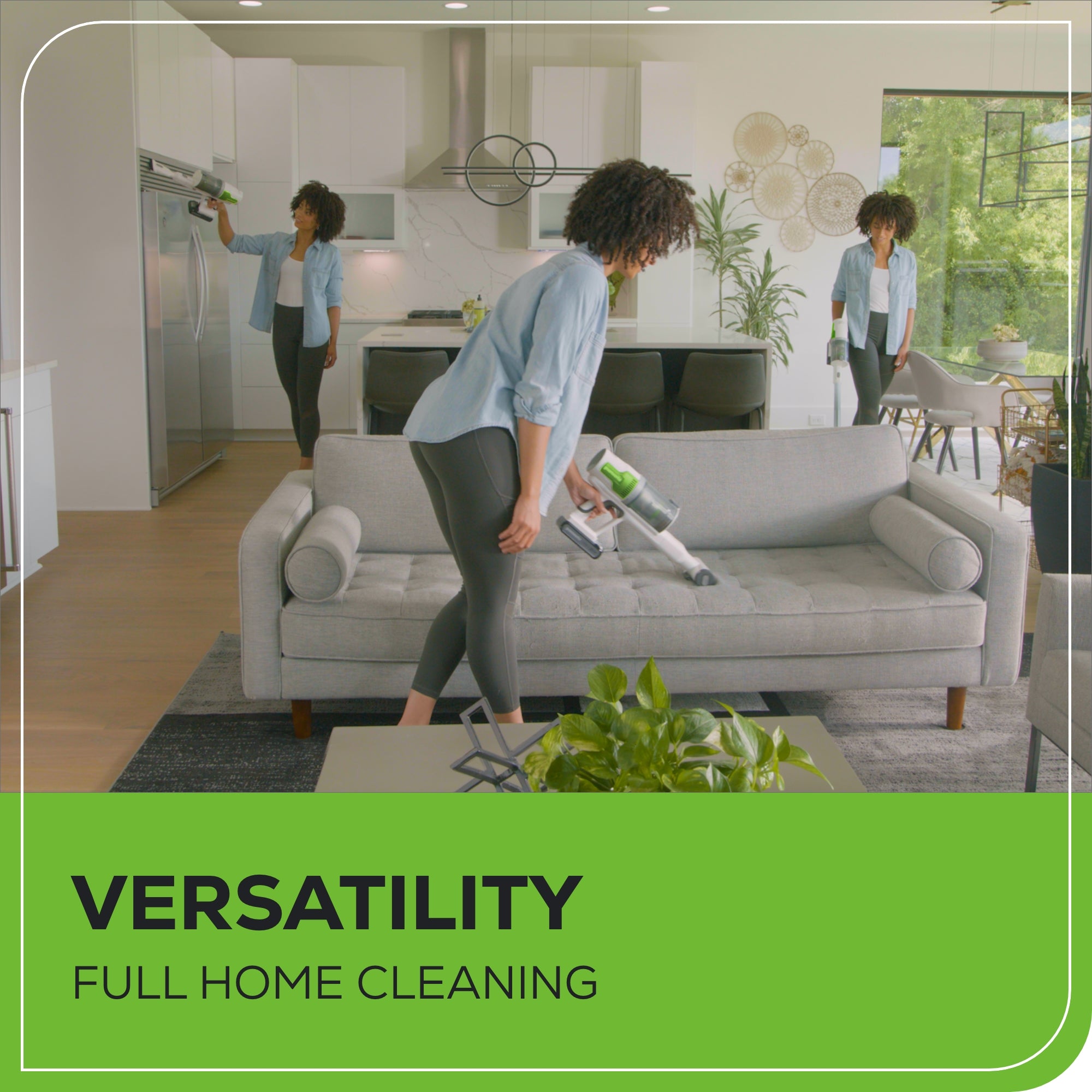 24V Cordless Stick Vacuum Cleaner with 4.0Ah Battery & Fast Charger - Lightweight Green Handheld Vac for Hardwood Floors, Carpets & Pet Hair - Perfect for Home, Office & Car Cleaning