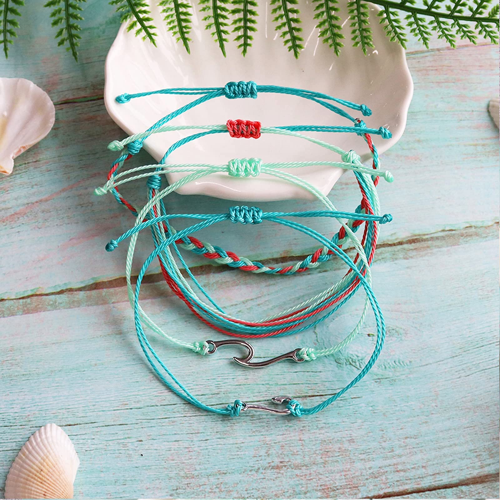 Trendy Adjustable Handmade Waterproof Friendship Bracelets Set for Women - Perfect Stocking Stuffers, Christmas Gifts 2024 - Great for Daily Wear, Parties, and Special Occasions