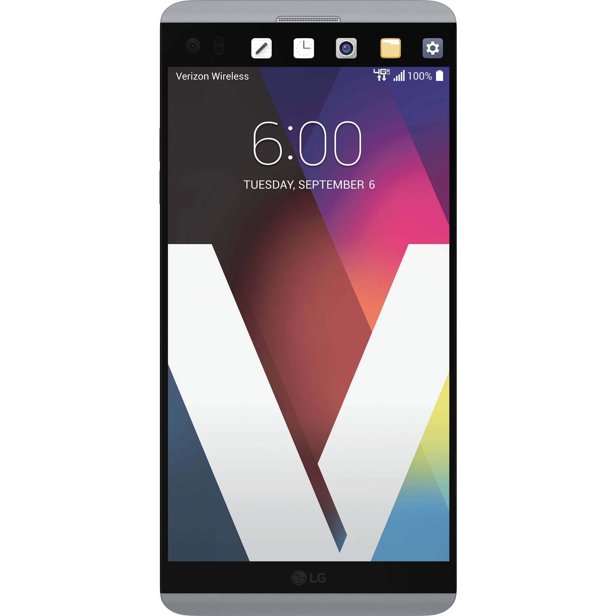 LG V20 64GB Silver Verizon Unlocked Smartphone - Dual SIM, CDMA/GSM Compatible, Hi-Fi Quad DAC, 5.7