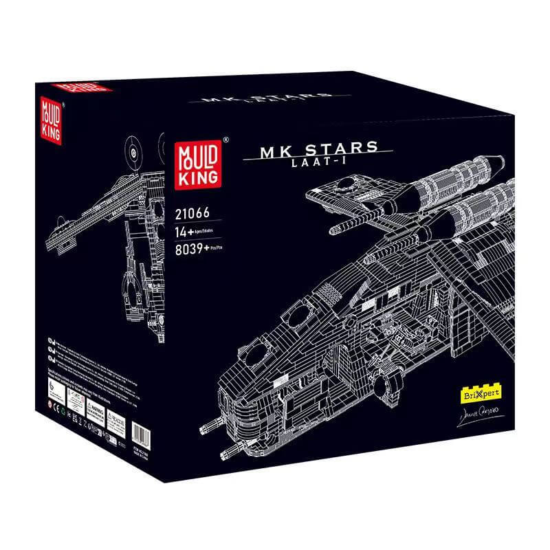 Mould King 21066 LAAT 1 Building Blocks Set - Star Wars Republic Gunship Model Kit for Adults & Kids | Perfect for Collectors, Gifts, and DIY Projects