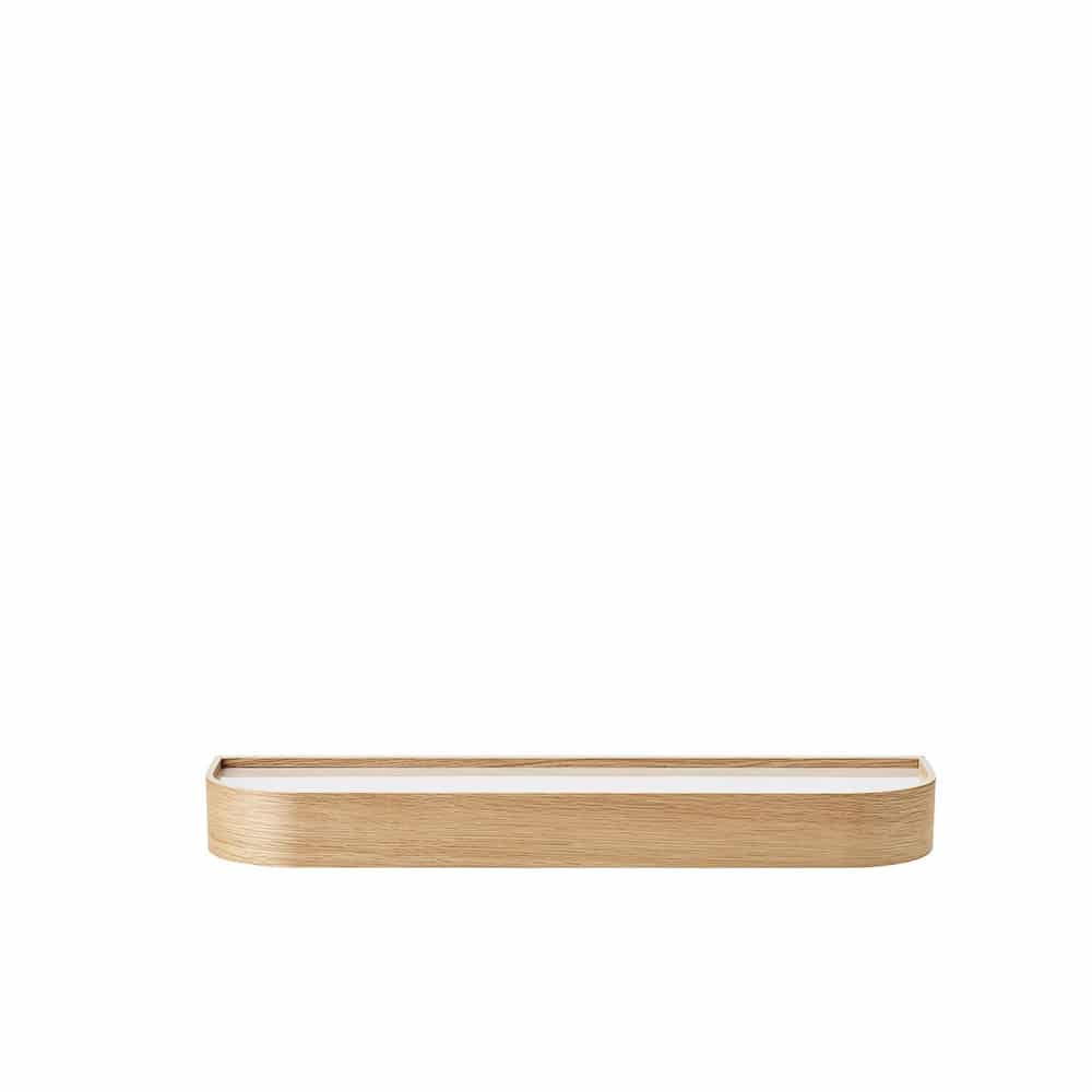AUDO CPH Epoch Floating Wall Shelf - Natural Oak Wood - 2 Size Options - Perfect for Living Room, Bedroom & Office Storage Decor
