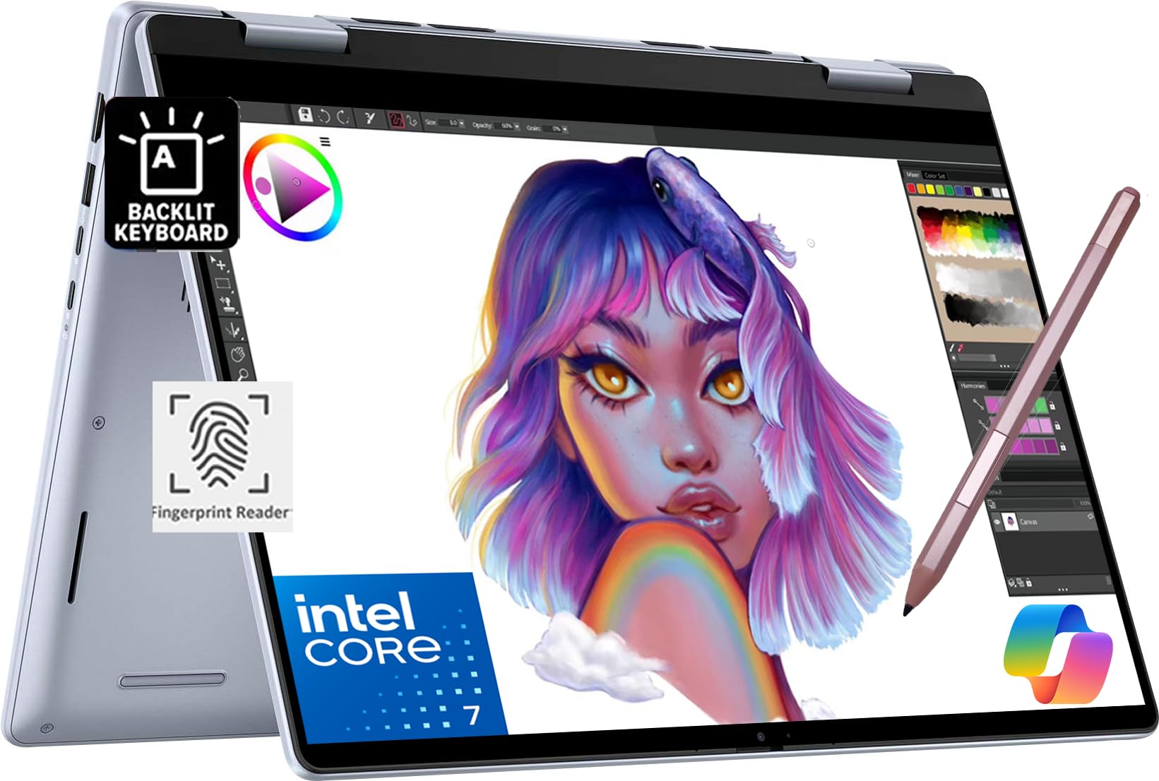 Dell Inspiron 14 7430 2-in-1 Business Laptop - 14
