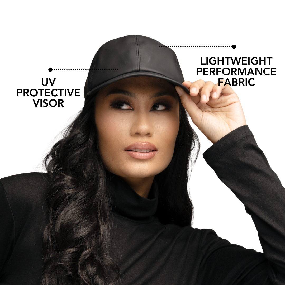Waterproof Satin-Lined Baseball Cap for Women & Men - UV Protection Sun Hat for Outdoor Activities (Hiking, Running, Beach) - Buy 5 Get 1 Free Hairbrella Gift Bundle