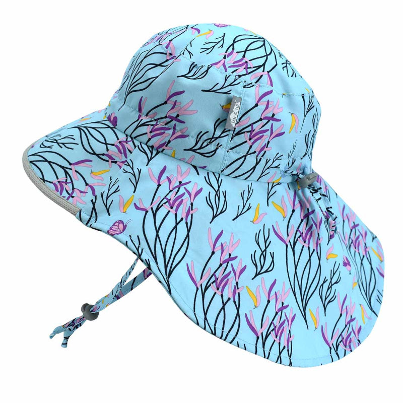Jan & Jul Grow With Me Aqua Dry Adventure Sun Hat for Kids - UV Protection Waterproof Sun Hat for Outdoor Beach, Pool, and Summer Activities