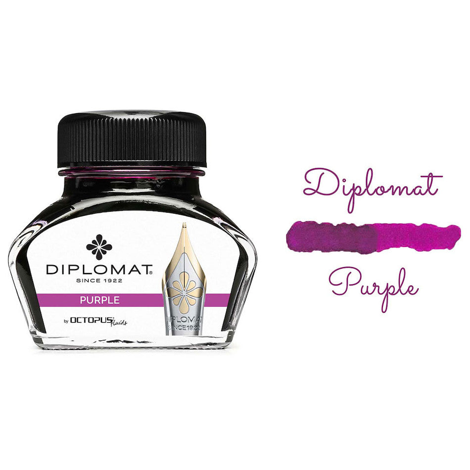 Premium Diplomat Octopus Fountain Pen Ink - 30ml Bottle for Smooth Writing & Calligraphy - Ideal for Professionals, Students & Art Enthusiasts