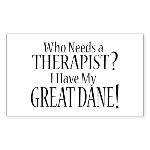 White - THERAPIST Great Dane