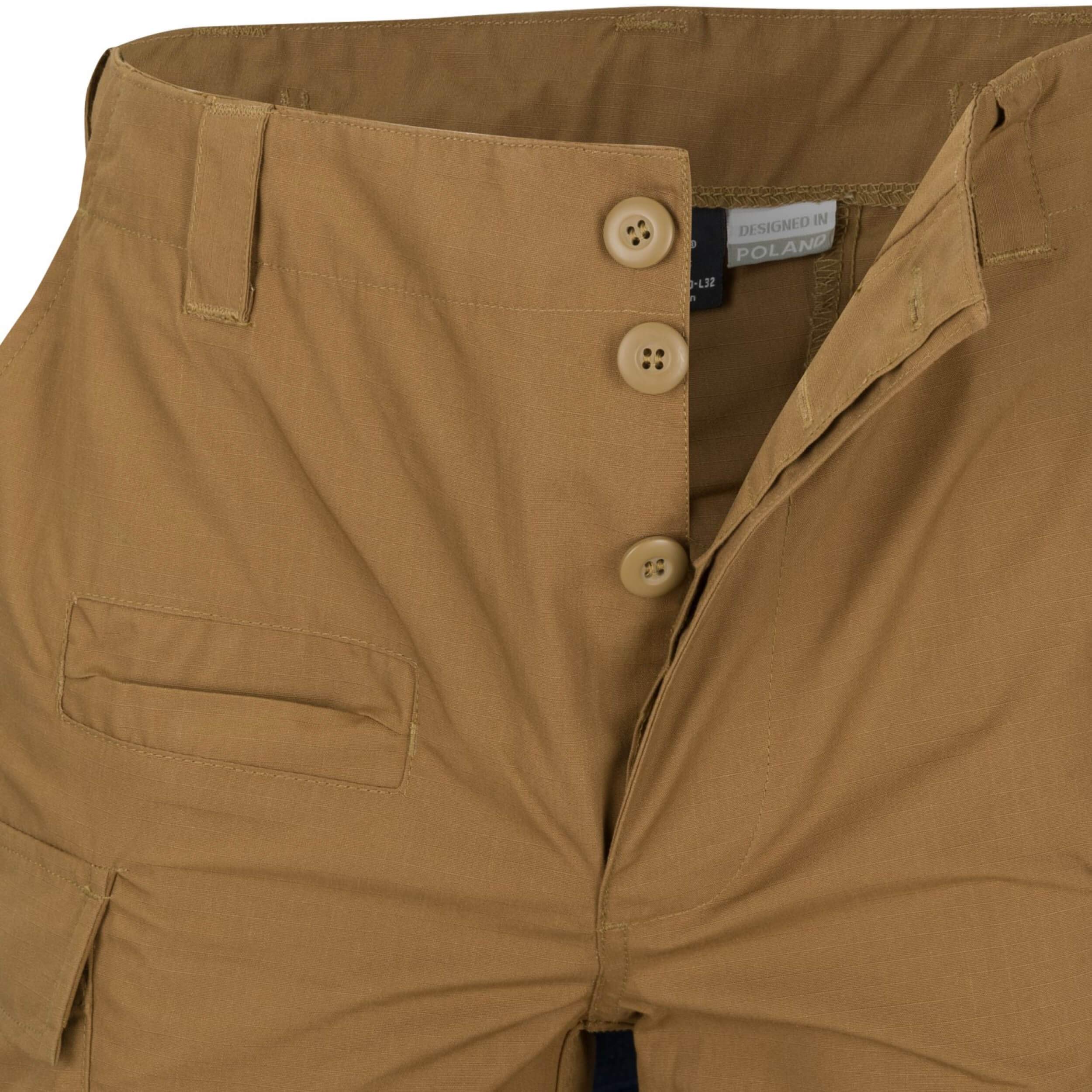 Helikon-Tex Men's BDU Mk2 Tactical Pants - Shadow Gray - Size M Regular | Durable Military Work Pants for Outdoor, Hiking & Airsoft Activities