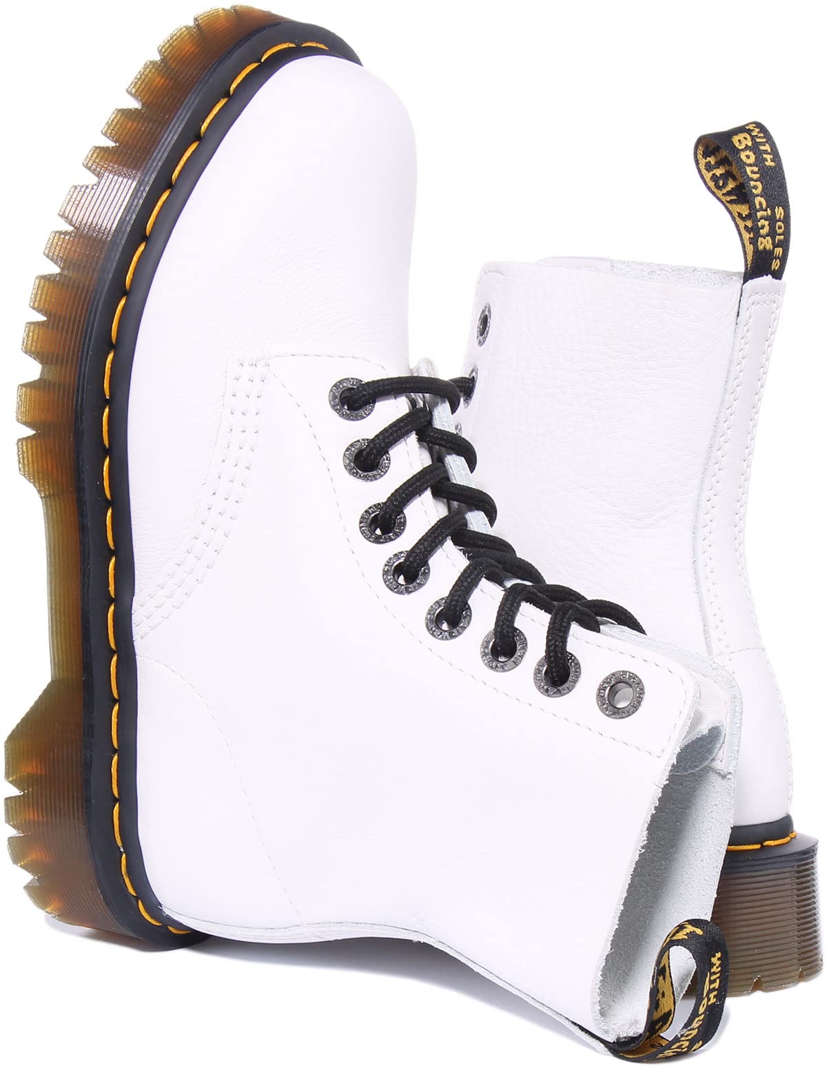 Dr. Martens Unisex & Adult Men's Boots - Classic Leather Combat & Work Boots for Everyday Wear, Fashion & Outdoor Activities