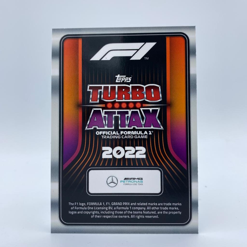 Lewis Hamilton Union Flag #LE4UR Turbo Attax 2022 Trading Card - Perfect for F1 Collectors, Gift Ideas & Sports Memorabilia Enthusiasts