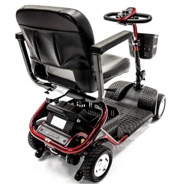 Golden Technologies LiteRider 4 Wheel Mobility Scooter GL141 - Lightweight Foldable Electric Scooter for Adults & Seniors - Indoor & Outdoor Use for Shopping, Travel, and Daily Mobility