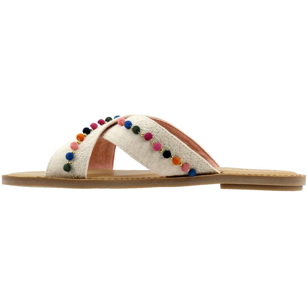 TOMS Women's Viv Slip-On Comfort Shoes - Lightweight & Breathable for Casual Wear, Travel, and Everyday Use