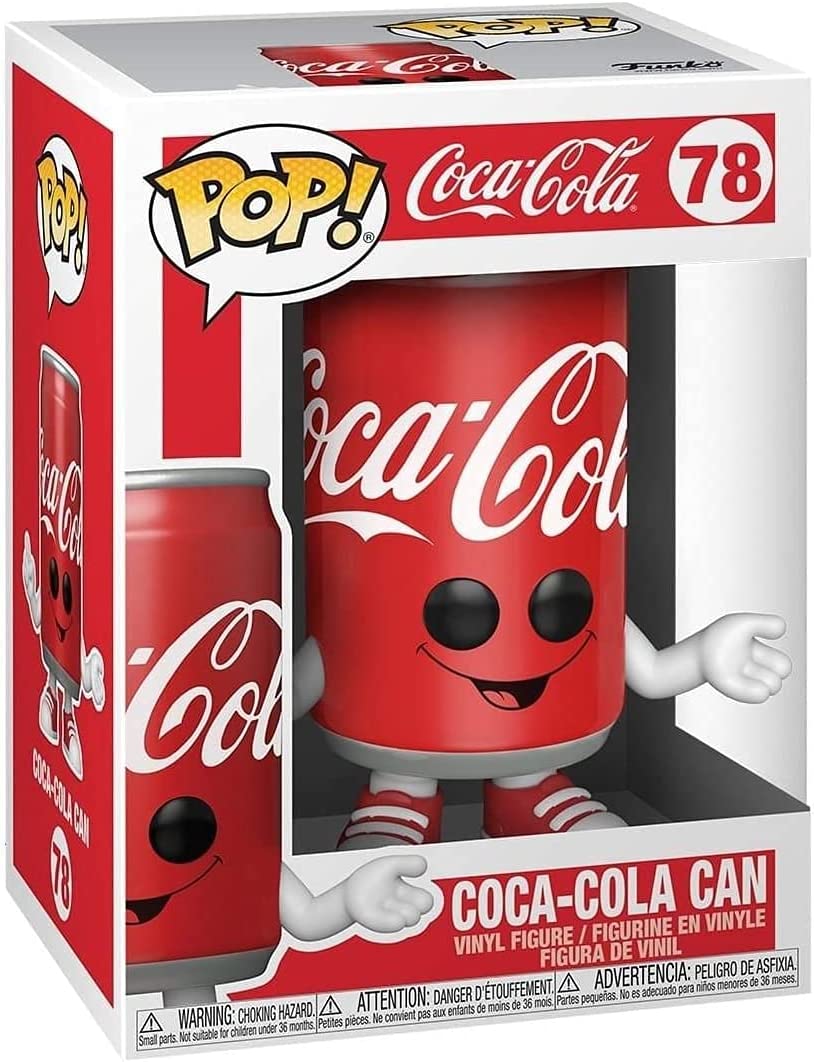 Coca Cola Coke Can Pop! Vinyl Figure #78 - Collectible Soda Can Toy for Home Decor, Office Display & Gift for Coke Fans