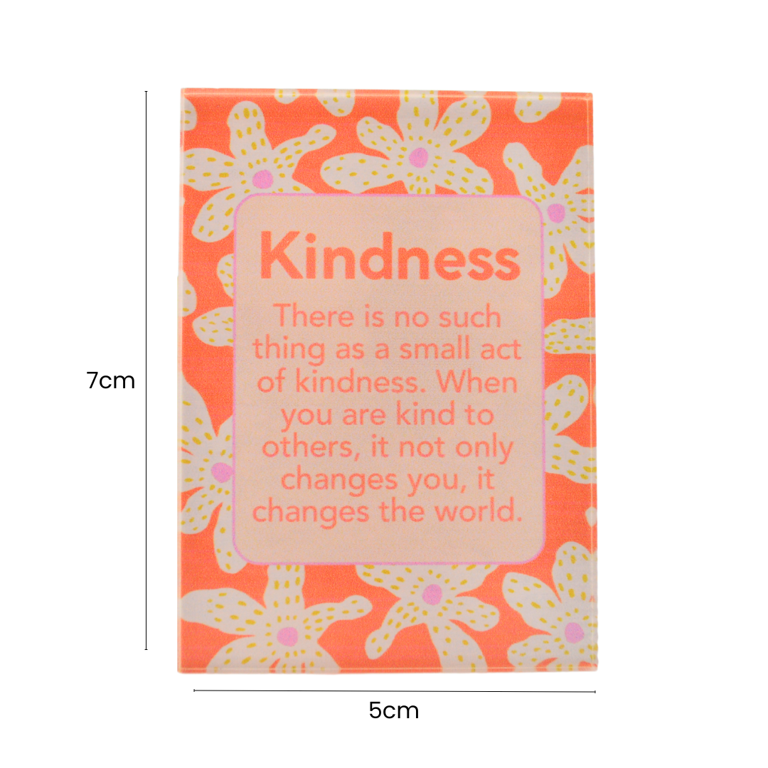 Kindness Splosh Meaningful Magnet - Inspirational Gift for Friends, Family & Coworkers - Perfect for Fridge, Locker & Office Decor