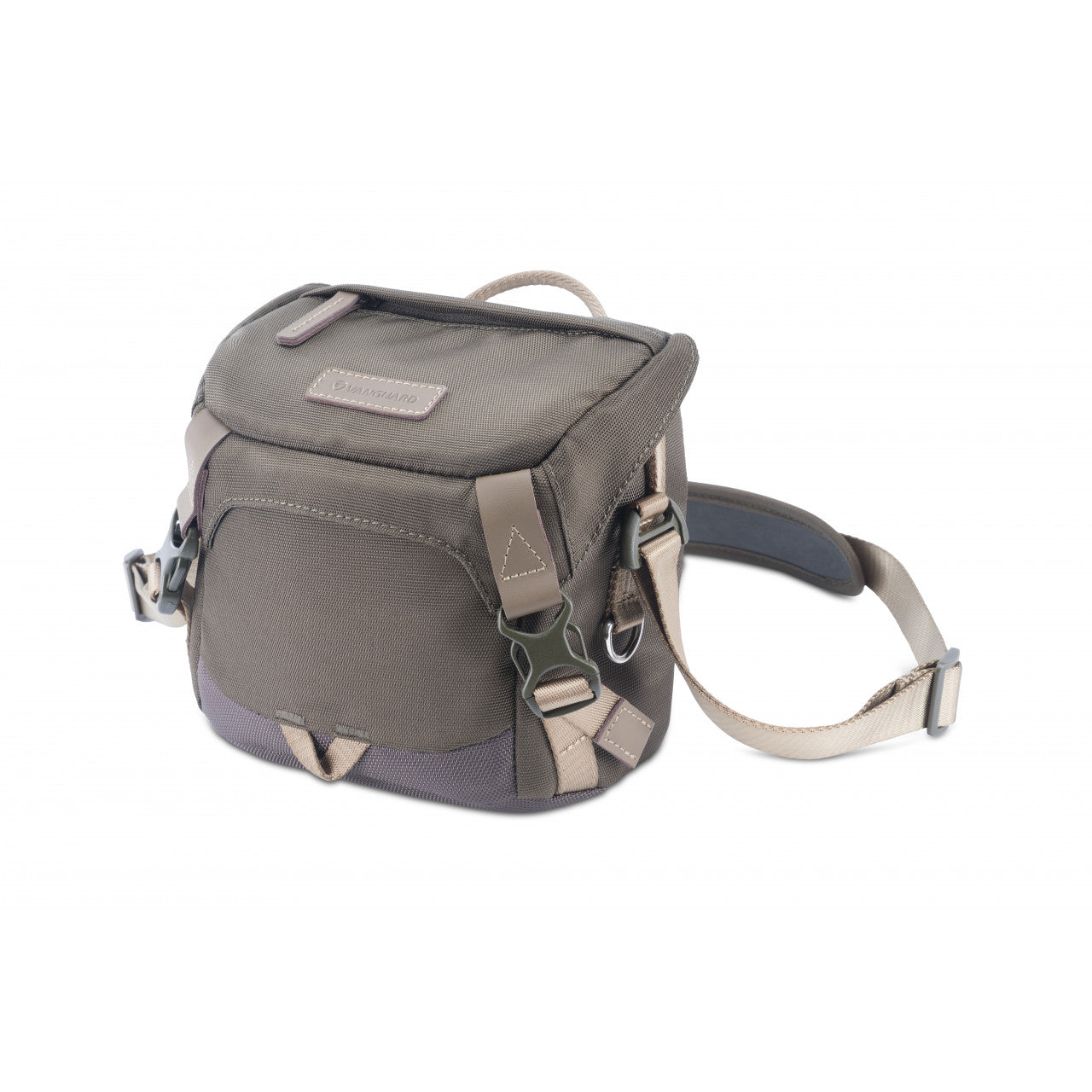 VEO GO15M KG Shoulder Camera Bag Khaki Green - Durable & Waterproof DSLR Camera Case for Travel, Hiking & Outdoor Photography
