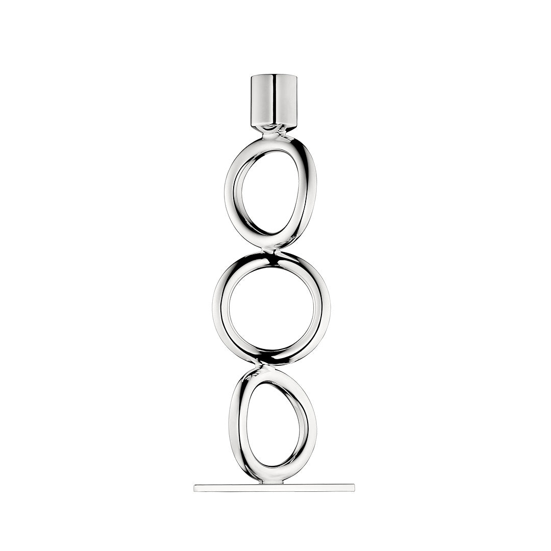 Vertigo Candle Holder - 3 Ring Modern Home Decor for Dining Table, Wedding Centerpiece & Romantic Ambiance