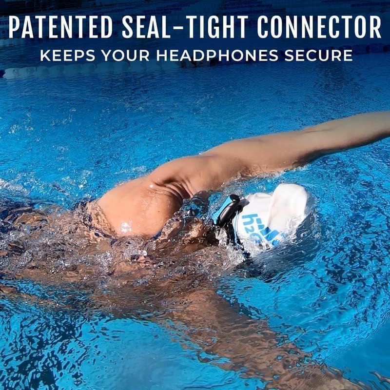 H2O Audio Stream 3 PRO & Surge S+ Waterproof Bluetooth Earbuds - Multi-Sport MP3 Music Player for Swimming, Running, Cycling - Includes Playlist+ App - Perfect for Pool Workouts & Outdoor Activities - Blue