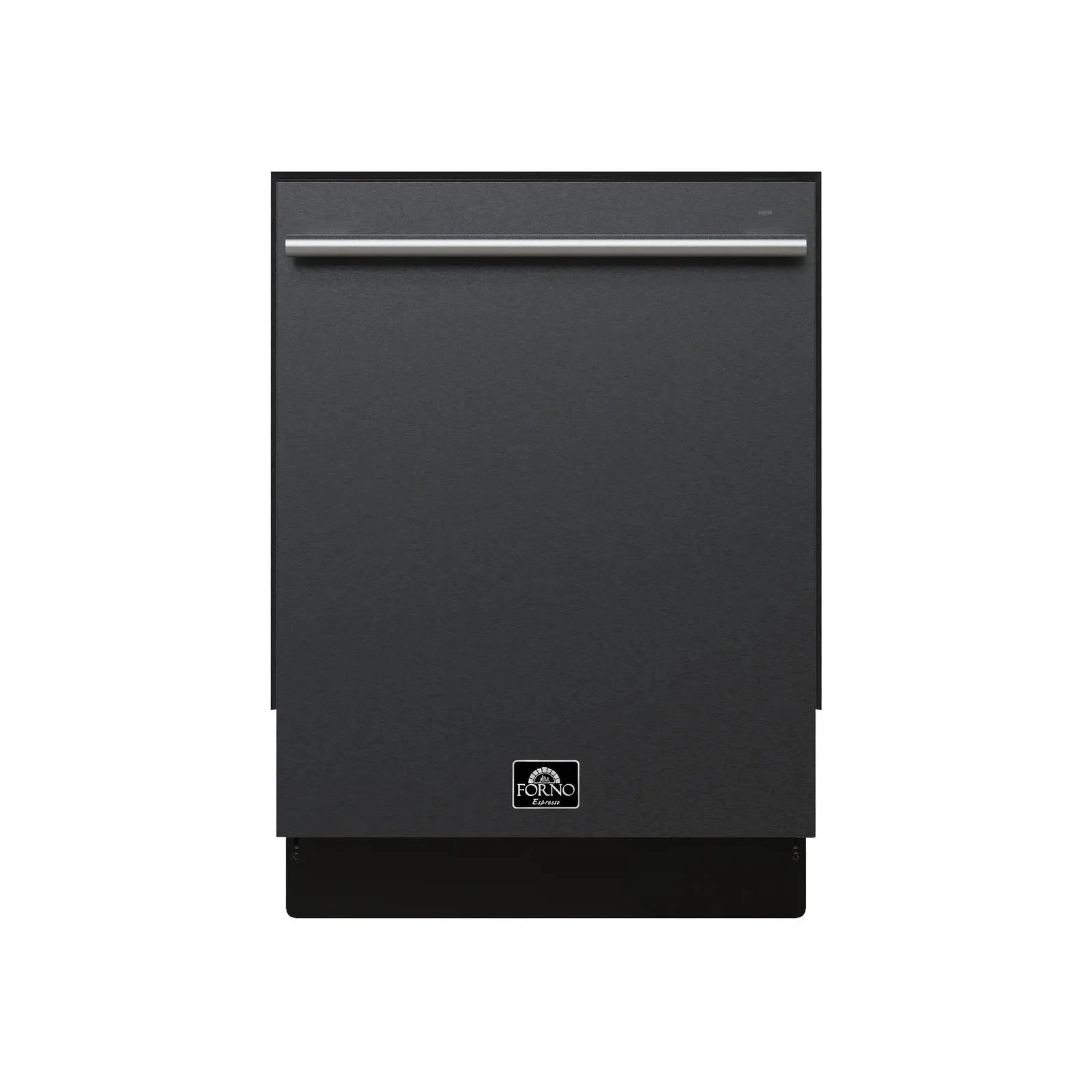 Forno Romano FDWBI8035 24-Inch Built-In Dishwasher in Black with Stainless Steel Handle - Energy Efficient, Quiet Operation for Modern Kitchens - Perfect for Small Families and Open-Concept Homes