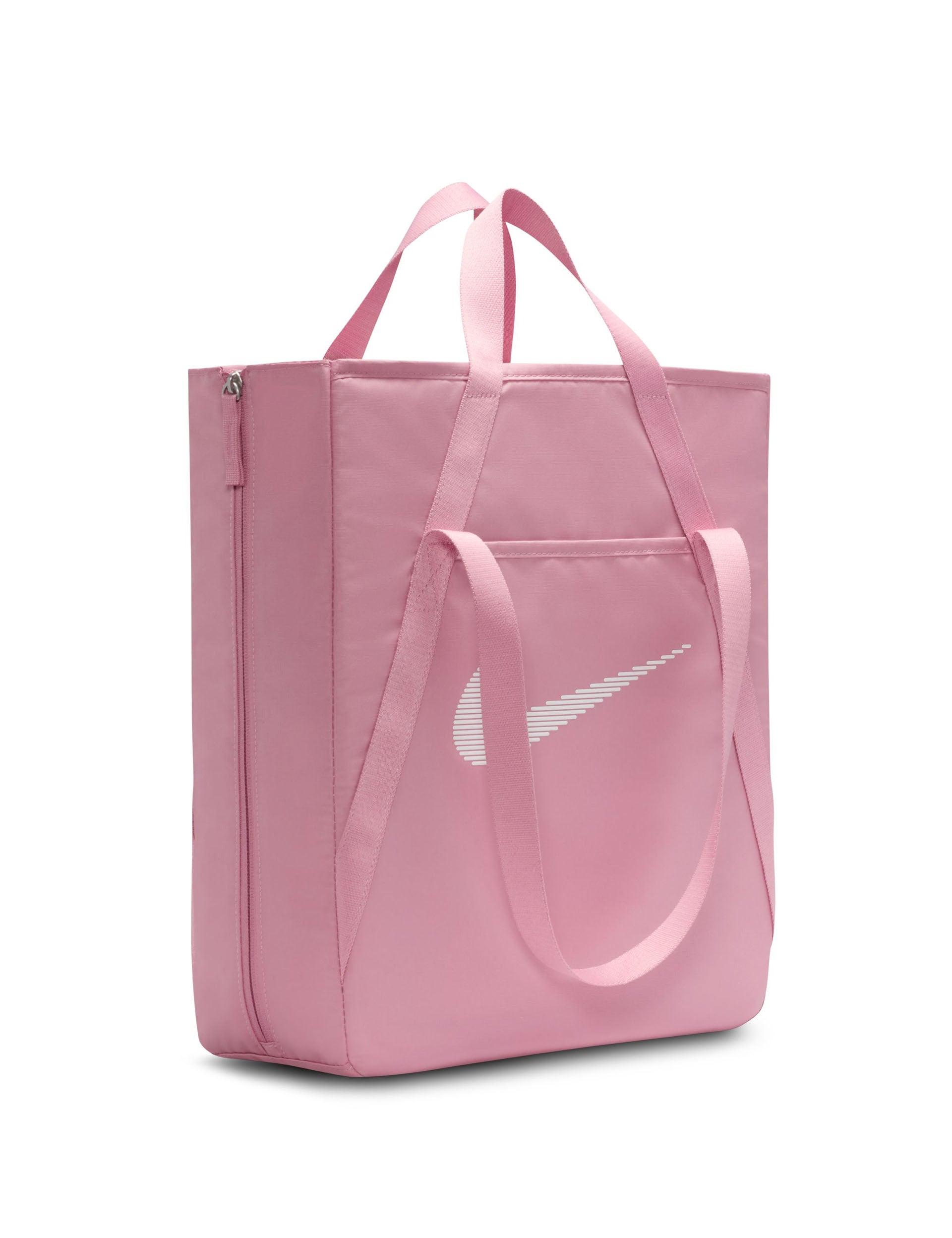 Stylish Gym Tote Bag in Elemental Pink & White - Perfect for Workouts, Yoga, and Travel | Durable Sports Duffel for Women & Men