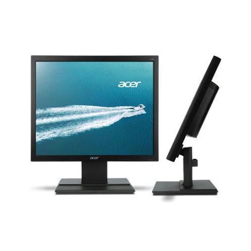 17 Inch 1280x1024 LED Monitor - Ultra Slim Design, VGA/DVI/HDMI Ports for Home Office, Gaming & Entertainment
