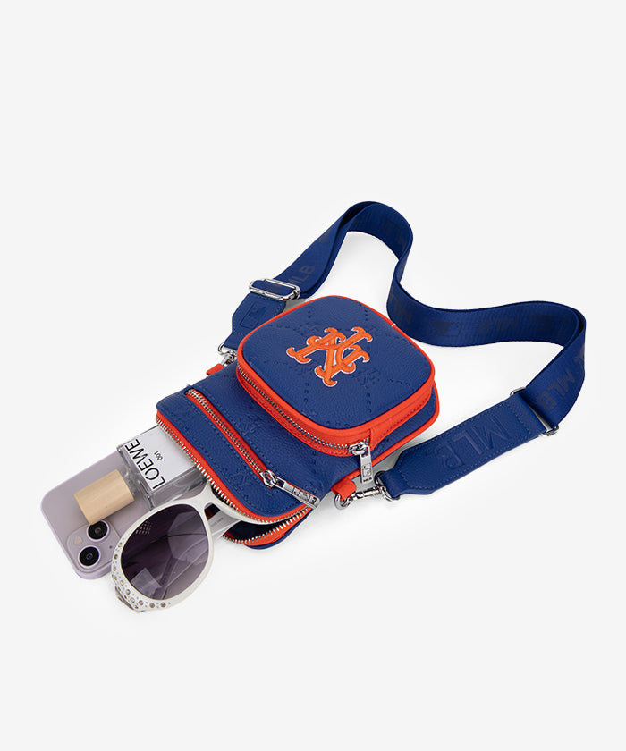 MLB New York Mets Mini Crossbody Bag for Women - Stylish Baseball Fan Purse for Game Day, Travel & Everyday Use