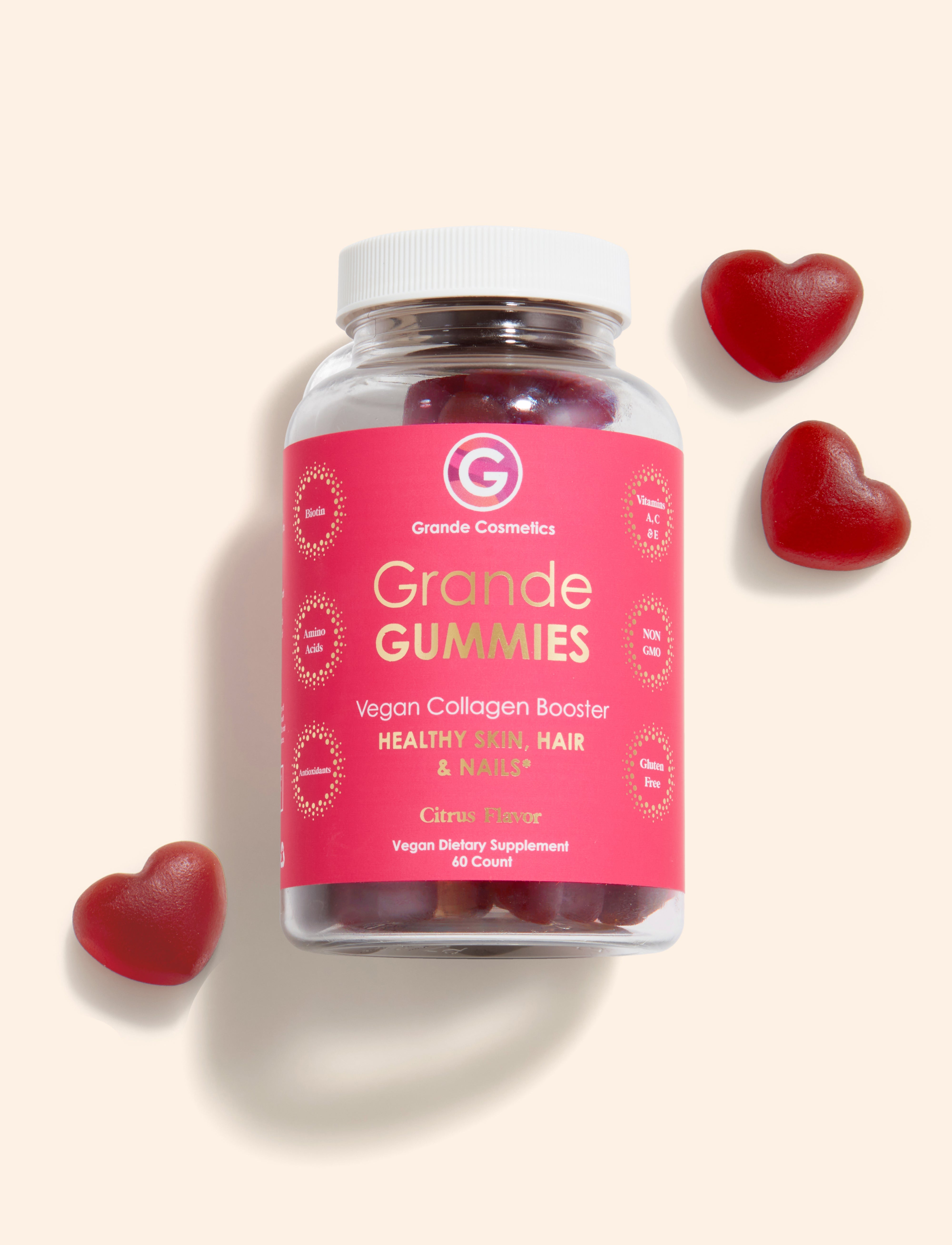 Grande Gummies - Premium Vegan Gummy Vitamins for Adults & Kids - Delicious Fruit Flavors - Supports Immunity, Energy & Sleep - Perfect for Daily Wellness, Travel & On-the-Go Nutrition