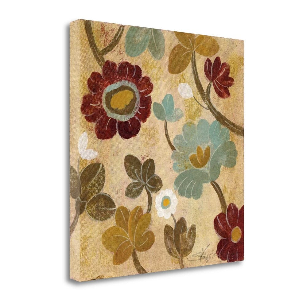 Silvia Vassileva Arts And Crafts Garden II Giclee Print on Gallery Wrap Canvas - Perfect for Home Decor, Office Wall Art & Gift Ideas