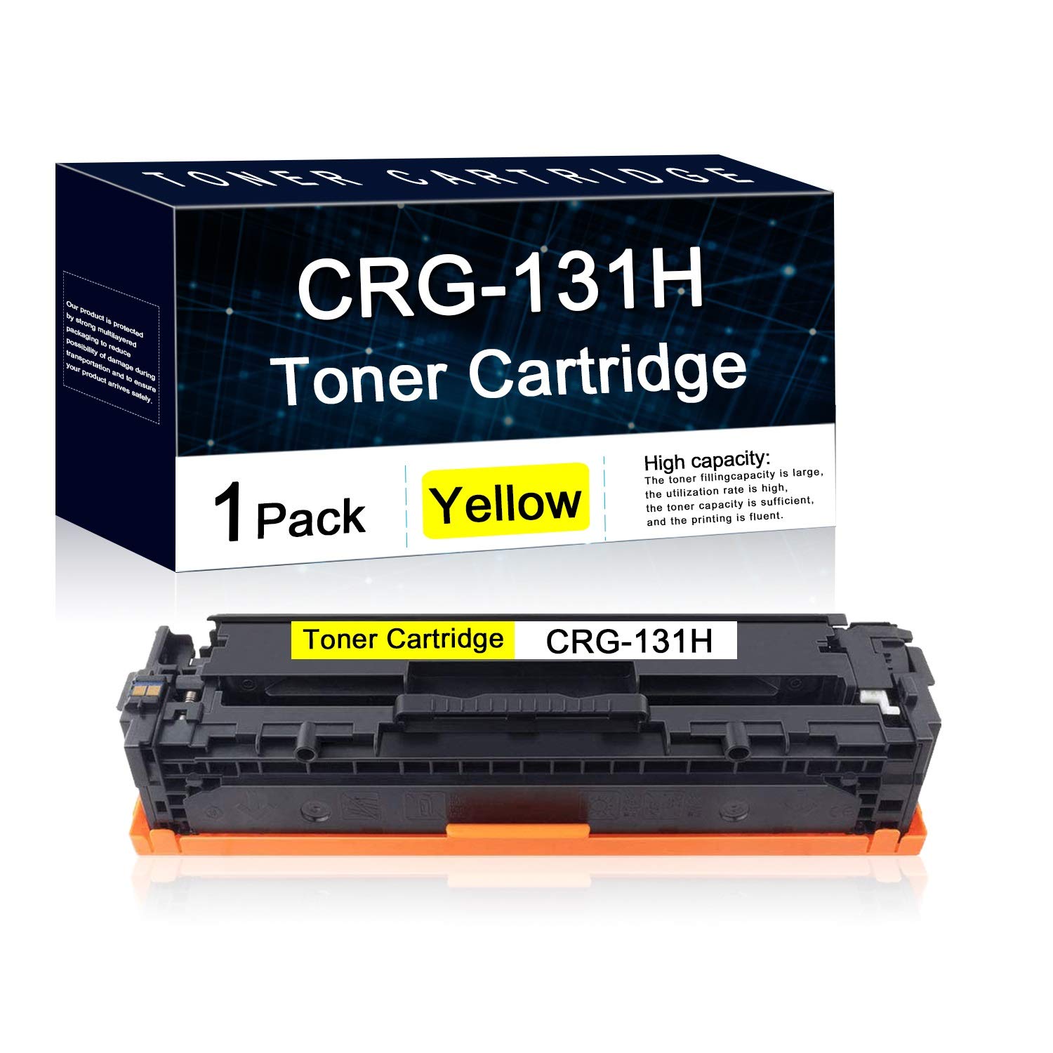 Canon 131H Compatible Toner Cartridge - Yellow for MF8280Cw, LBP7110Cw Printers | Office Use