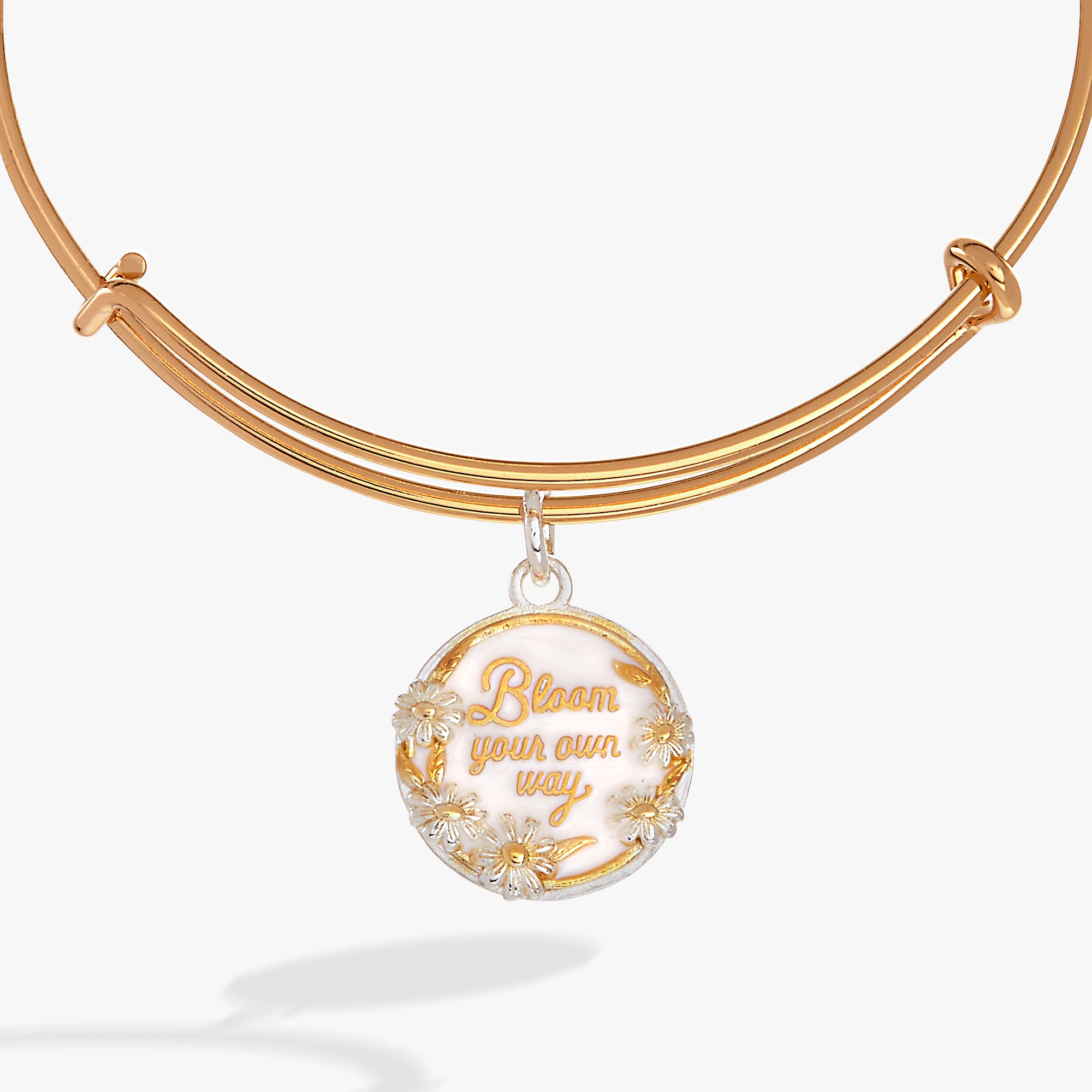 Bloom Your Own Way Bangle - Elegant Floral Charm Bracelet for Women | Perfect for Everyday Wear, Date Nights & Special Occasions