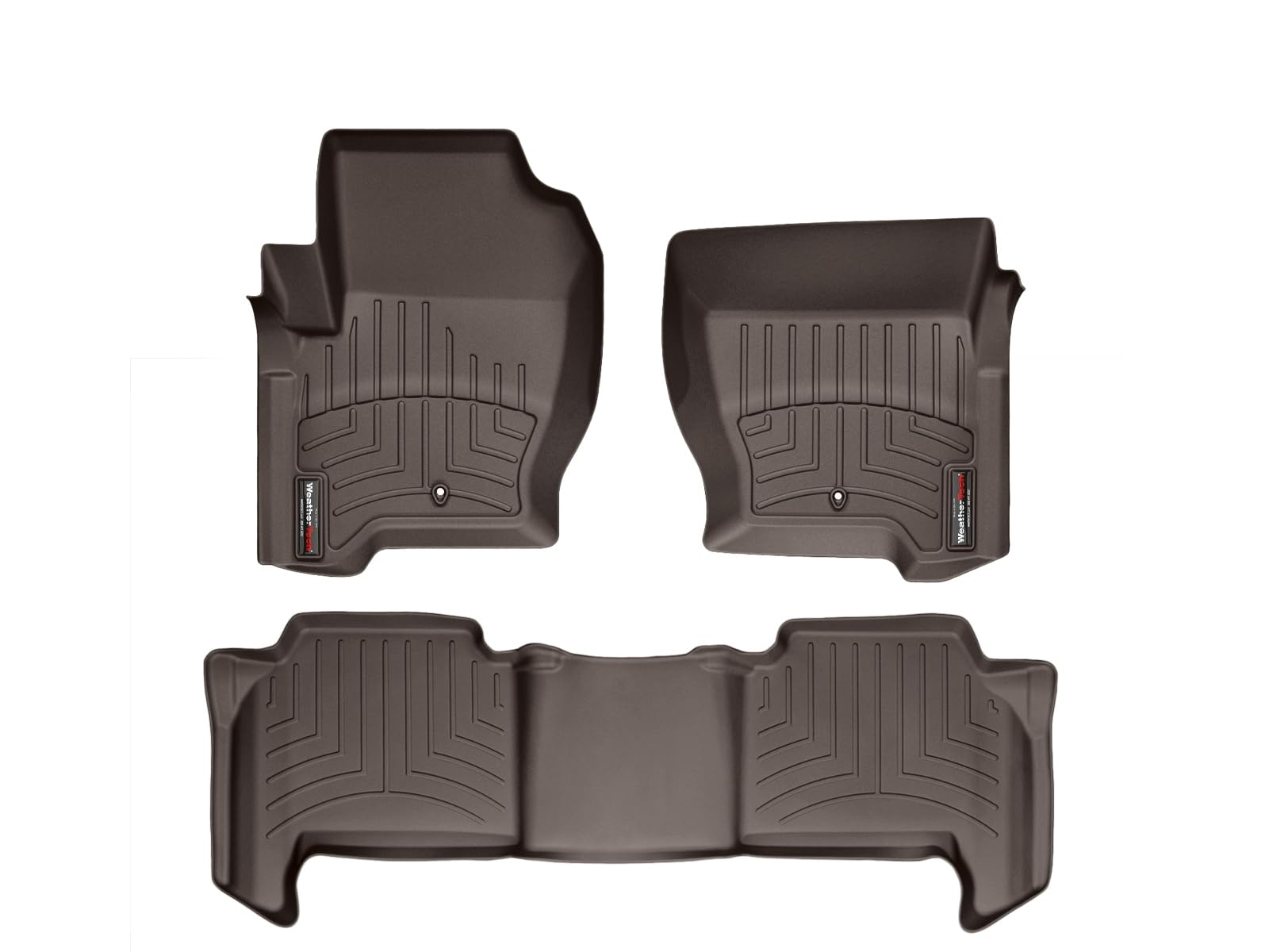 WeatherTech Custom Fit All-Weather Floor Mats for Cars & Trucks - Heavy Duty FloorLiner (Model 44362-1-2) | Ultimate Protection Against Mud, Snow & Spills | Perfect for Daily Commutes & Road Trips