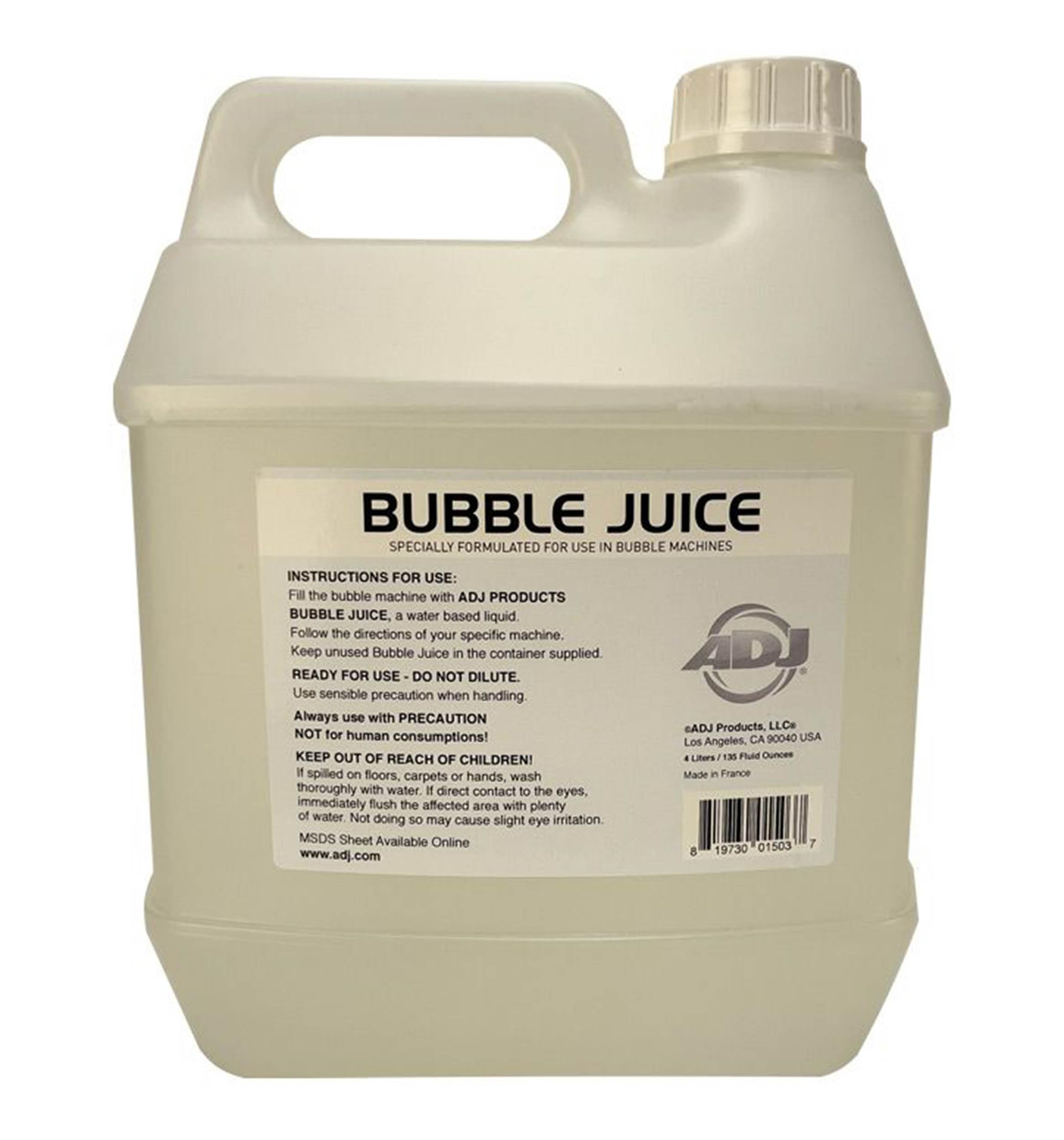 American DJ 1 Gallon Bubble Machine Fluid - High-Quality Bubble Solution for Party Events, Stage Shows & Outdoor Entertainment