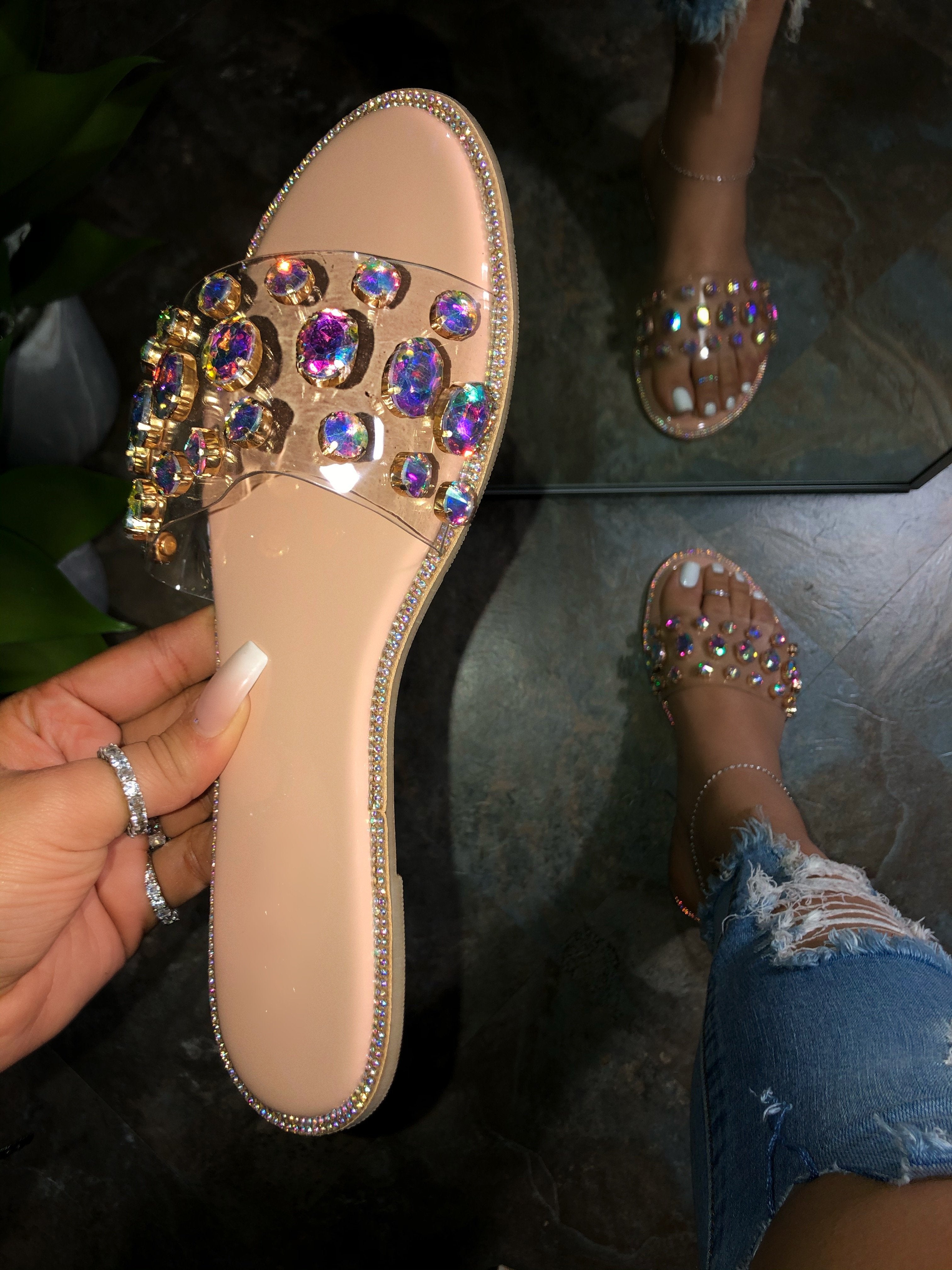 Glam Nude Sandals for Women - Comfortable & Stylish Summer Shoes - Perfect for Beach, Parties & Casual Outings