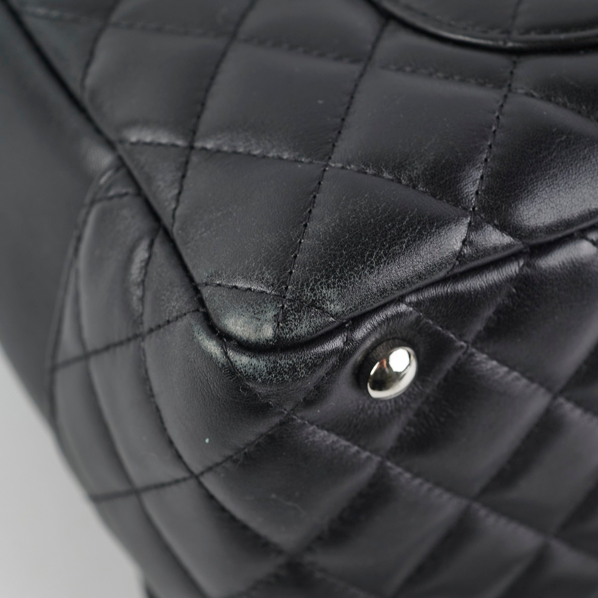 Chanel Cambon Quilted Leather Bowling Bag in Black - Luxury Handbag for Women, Perfect for Work, Travel & Evening Events