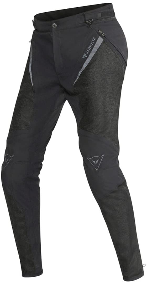 Dainese Drake Super Air Women's Motorcycle Pants - Black/Black Size 46 (EU) - Breathable & Protective Riding Gear for Street & Touring Bikes