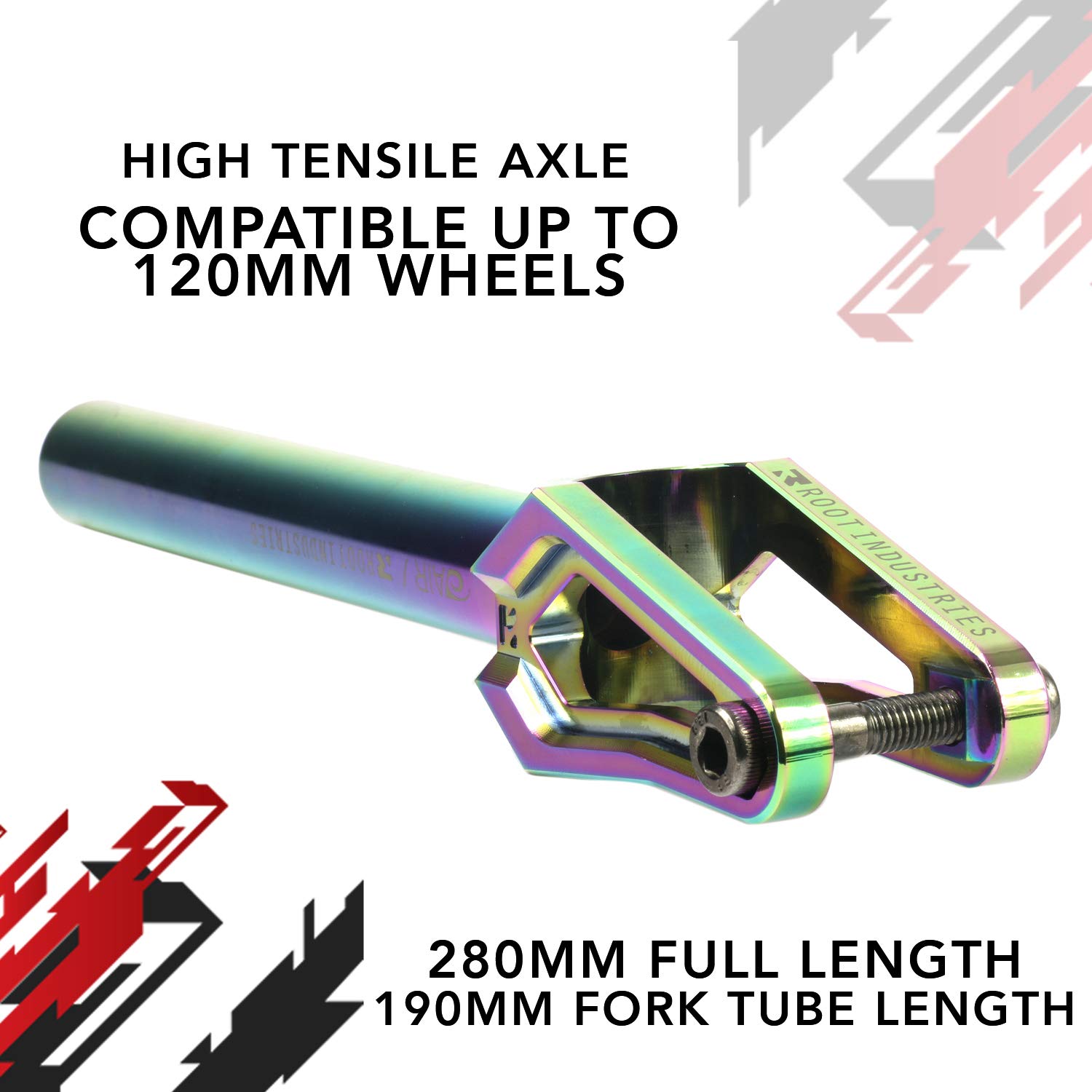 ROOT INDUSTRIES AIR Fork HIC/SCS IHC - Professional Scooter Fork for 100-120mm Wheels | Durable Lightweight Design Fits Most Scooters | Perfect for Kids & Adults | Ideal for Street Riding, Park Tricks & Commuting